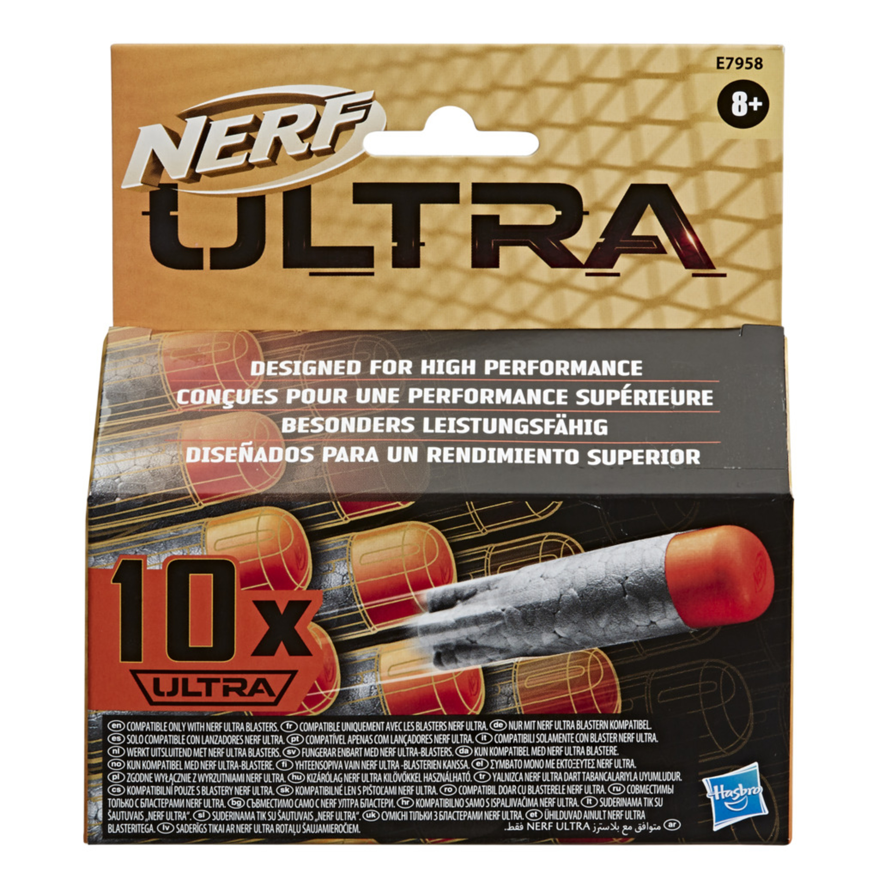 Nerf Ultra Recarga 10 Dardos High Performance