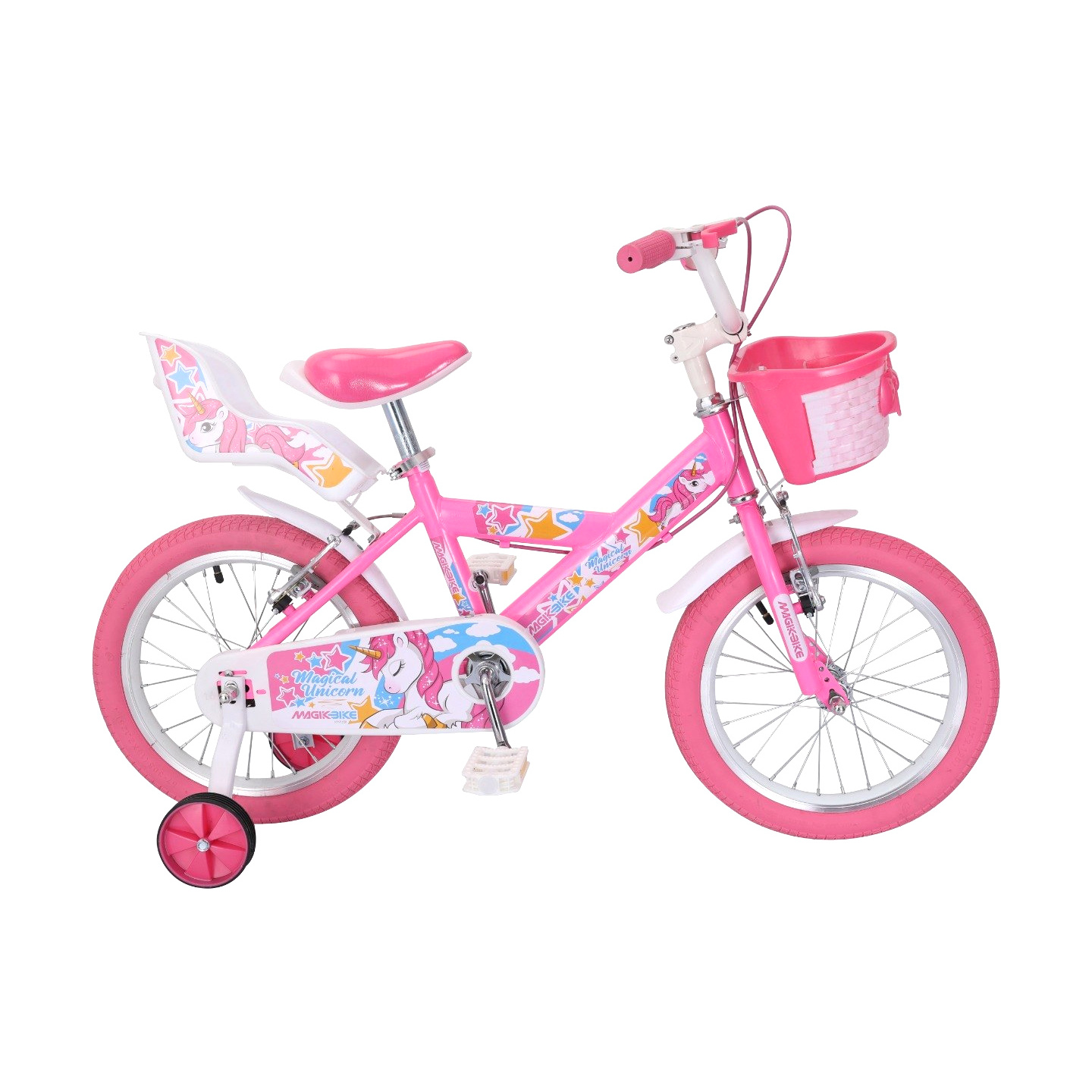Bicicleta De Criança 12 Polegadas Magikbike Unicorn 3-5 Anos - rosa - 