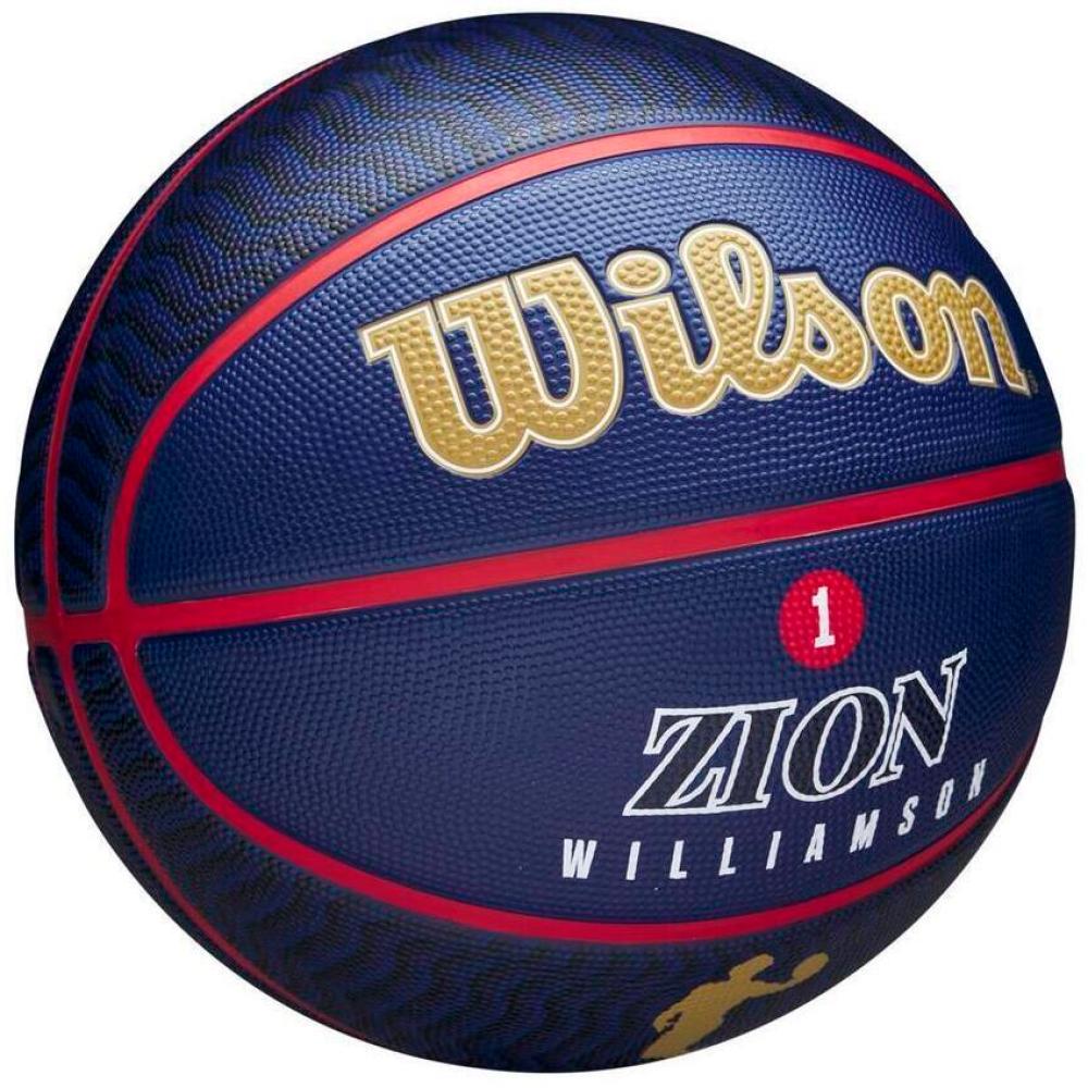 Balón De Baloncesto Wilson Nba Player Zion Williamson - azul-oscuro - 