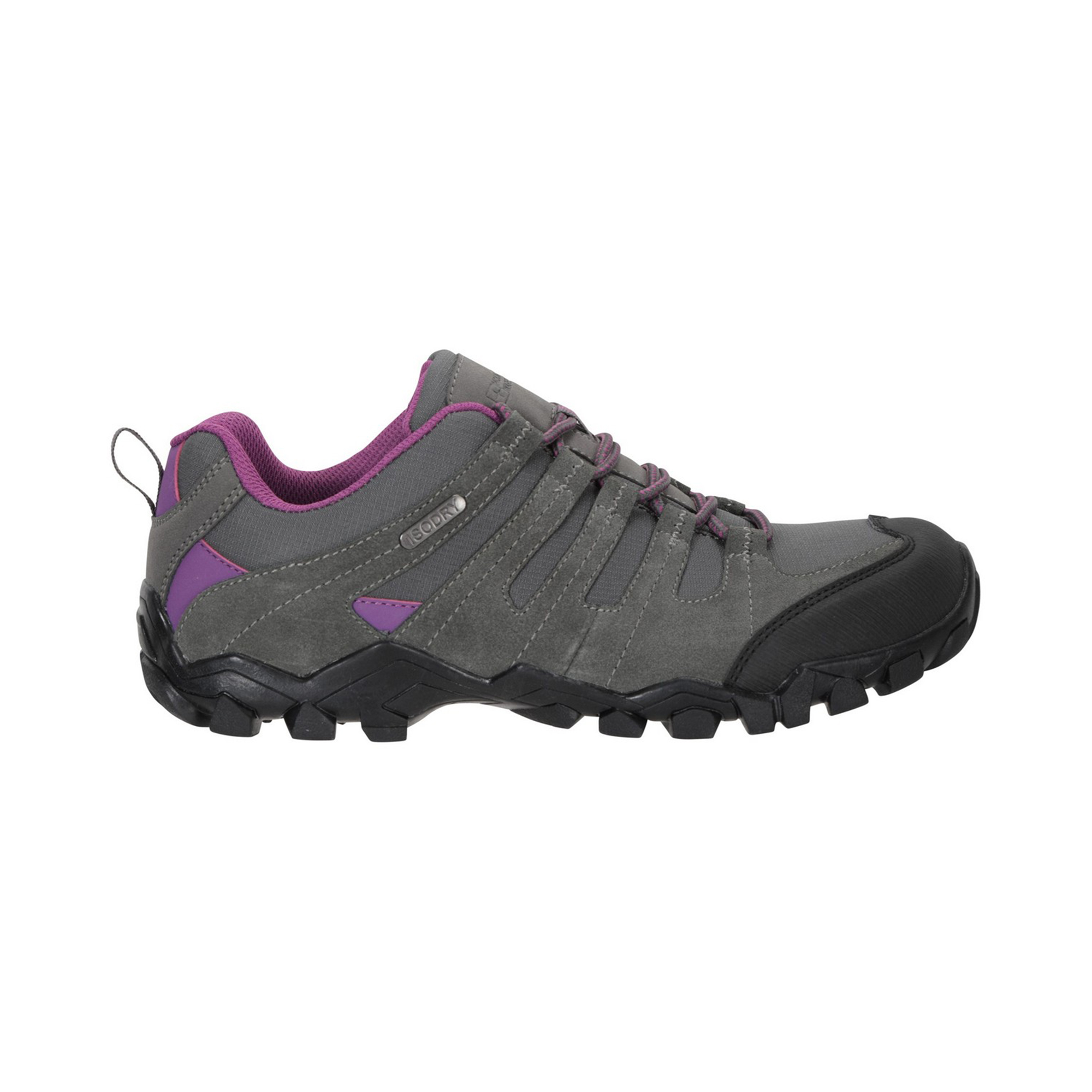 Sapatos De Caminhada Impermeáveis De Camurça Para Senhora/senhora Mountain Warehouse Belfour - gris - 