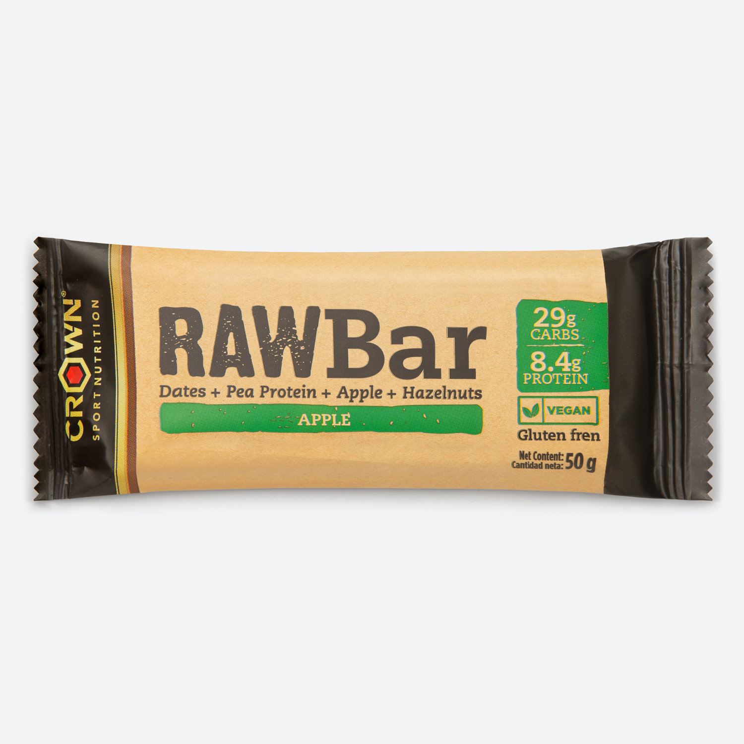 Barrita Tipo Snack Hecha De Dátil, Proteína, Avellana (vegan Raw Bar) 50 G -  - 