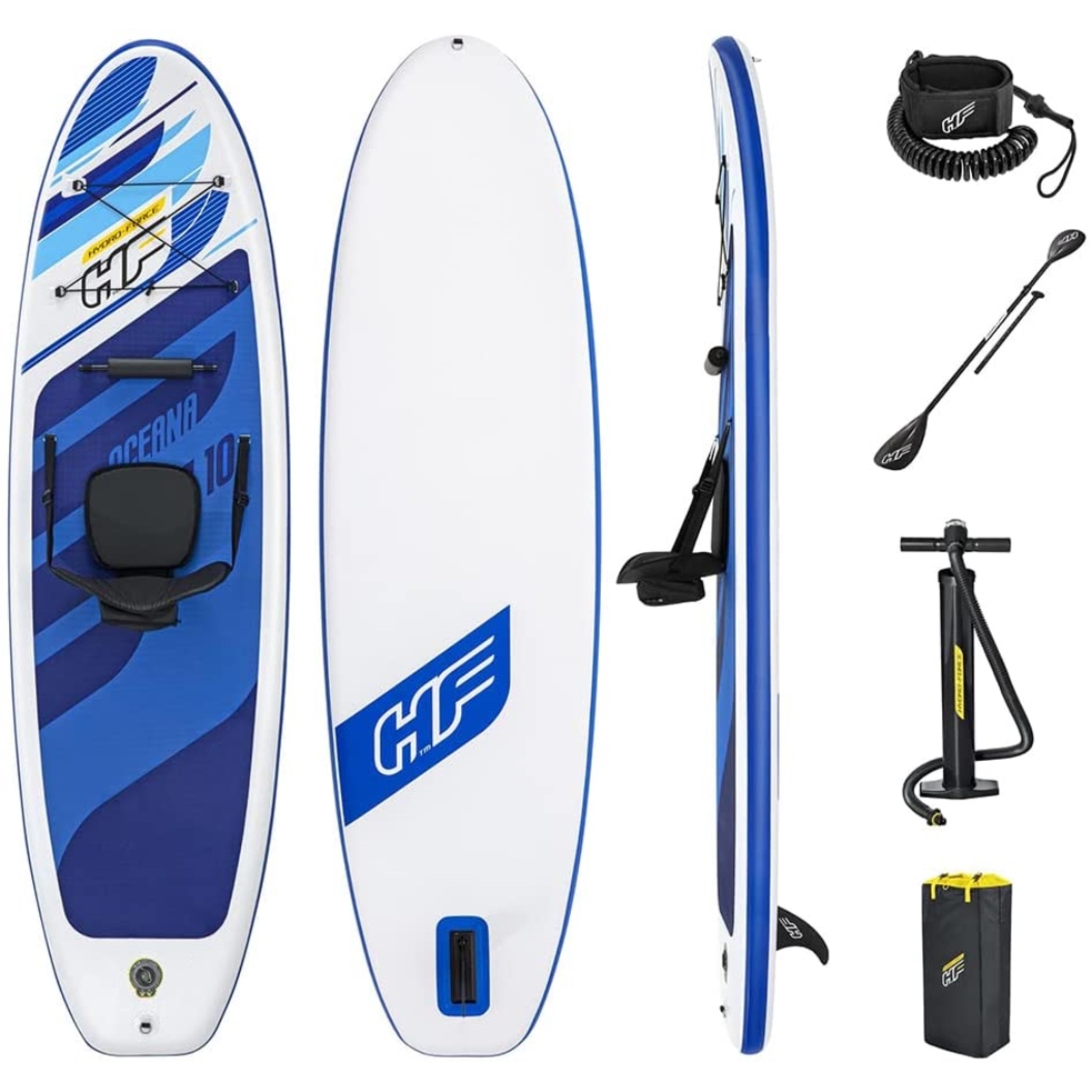 Tabla Paddle Surf Hinchable Bestway Hydro-force Oceana - azul-blanco - 