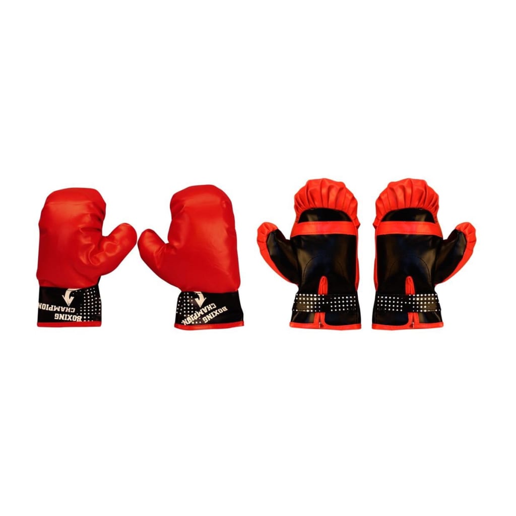 Avento Conjunto De Saco De Boxe Junior Reflex Preto E Vermelho 41be