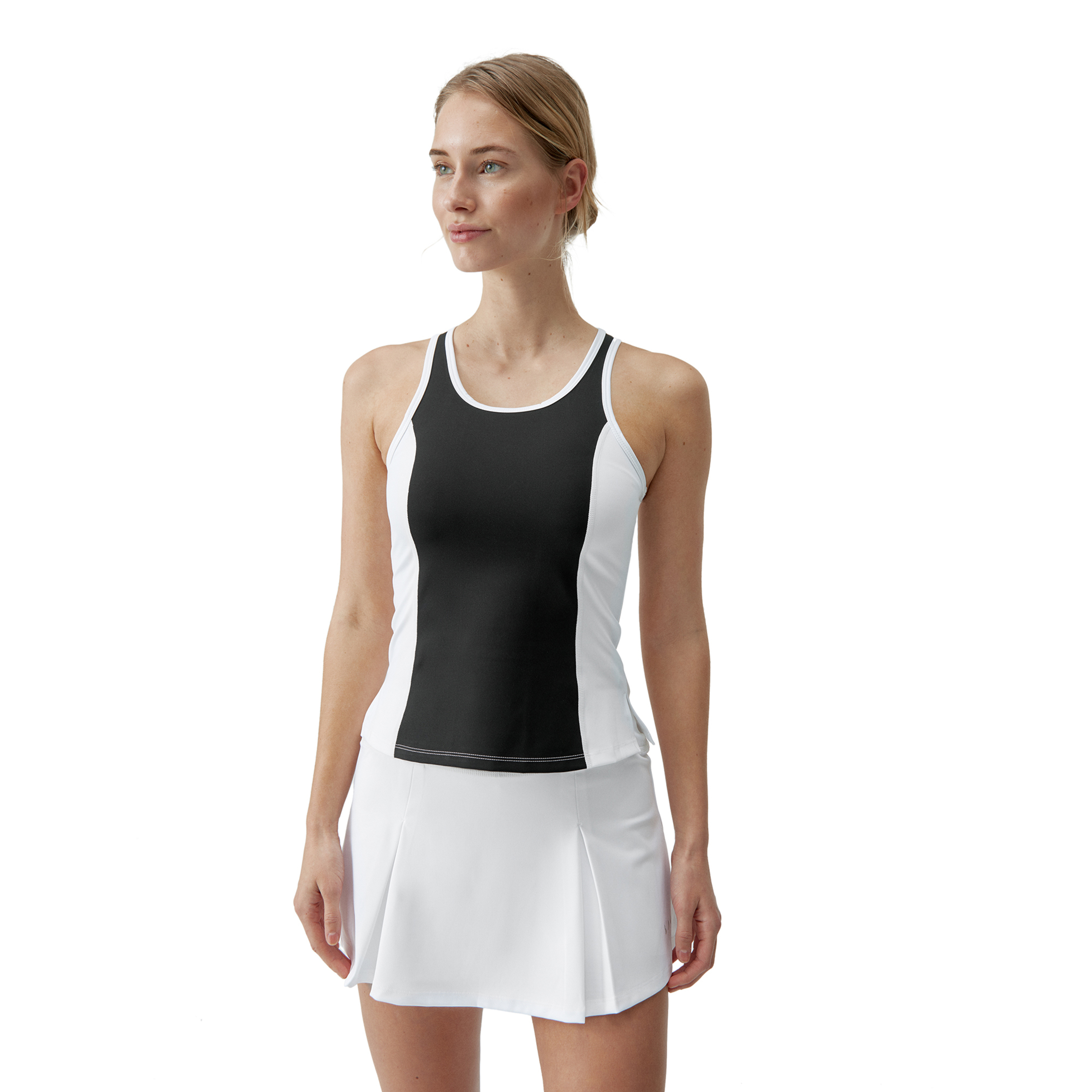 Camiseta Born Living Yoga Laver - negro-blanco - 