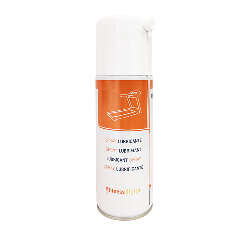 Spray Lubrificante Fitnessdigital 400ml Para Passadeiras De Correr - naranja - 