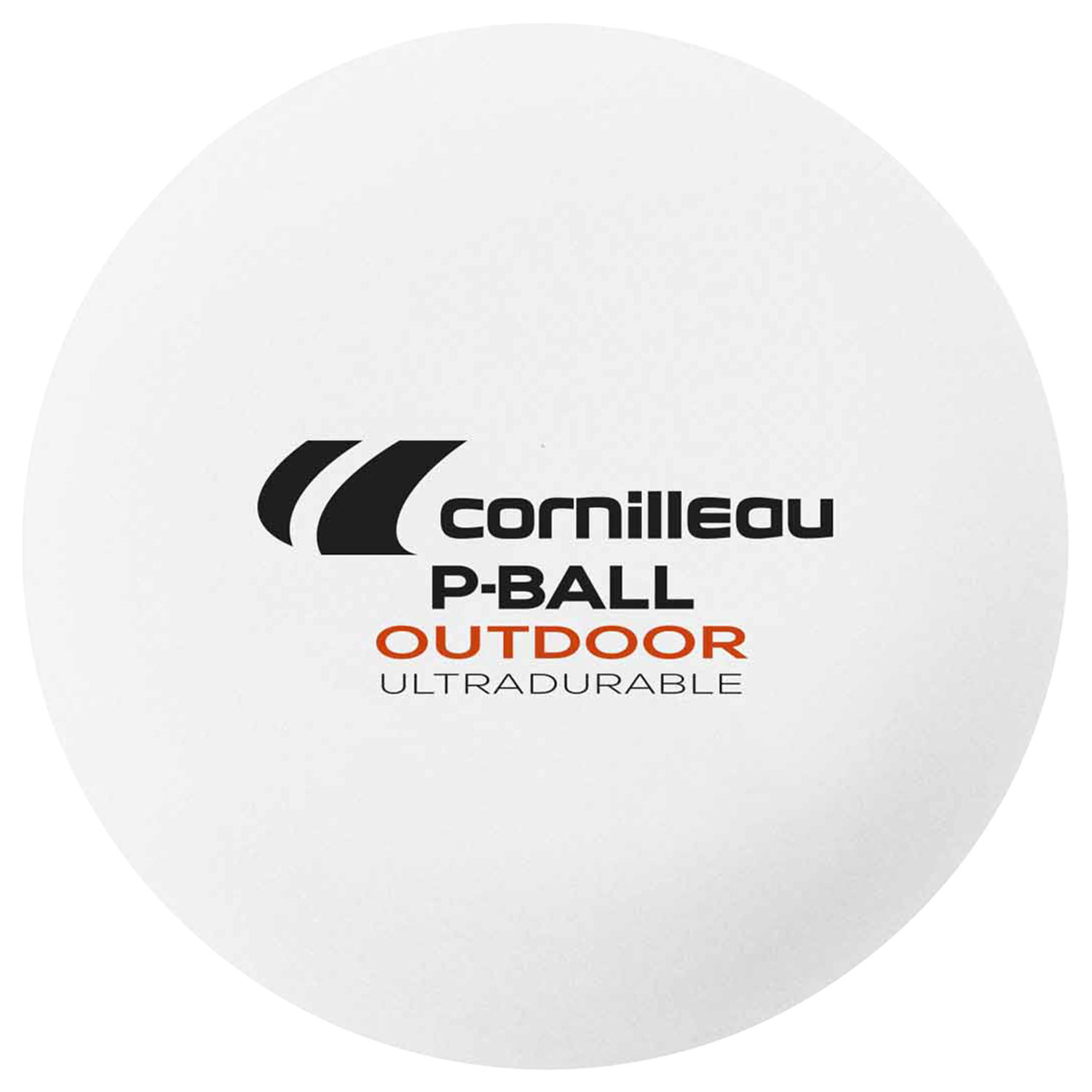 Pelotas De Ping Pong  Cornilleau Para Exterior Ultradurable X6 - blanco-multicolor - 