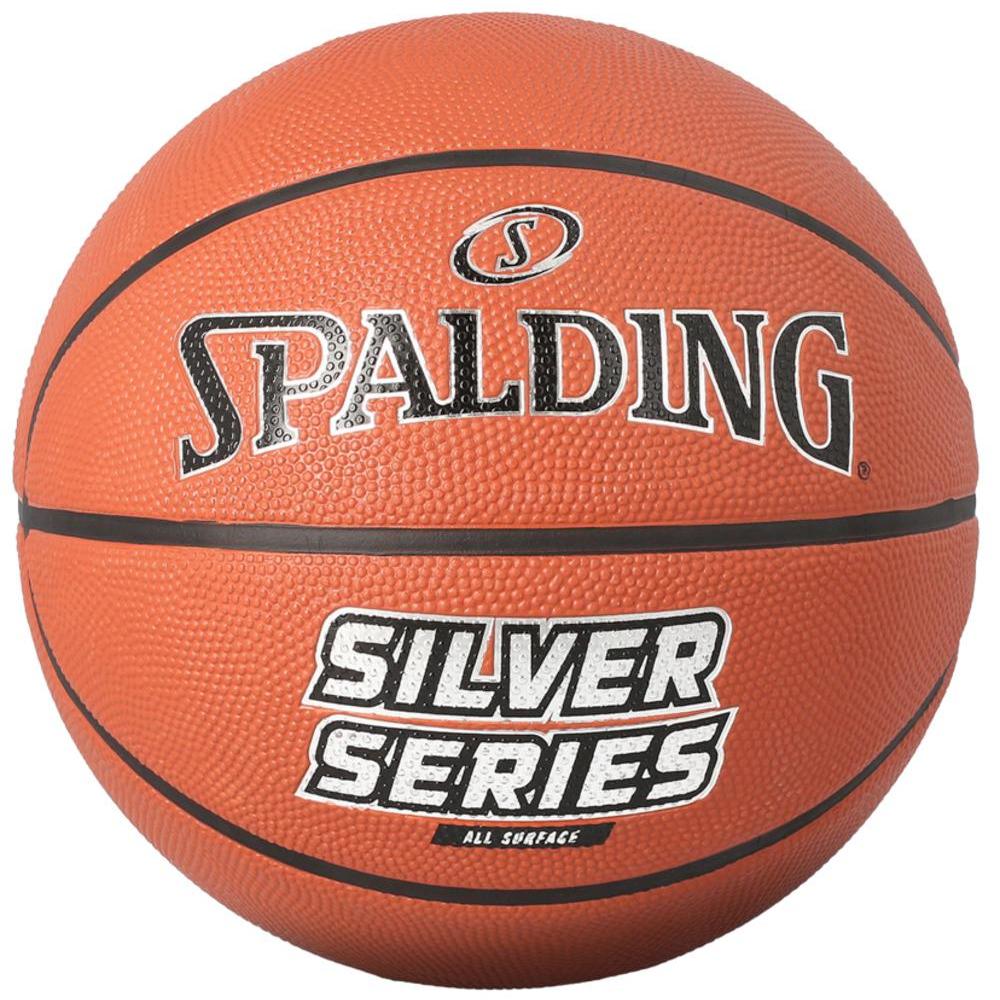Balón De Baloncesto Spalding Silver Series Rubber - naranja - 