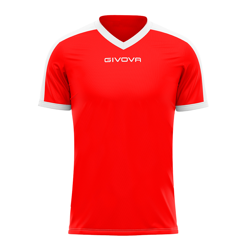 Camiseta Givova Revolution - rojo-blanco - 