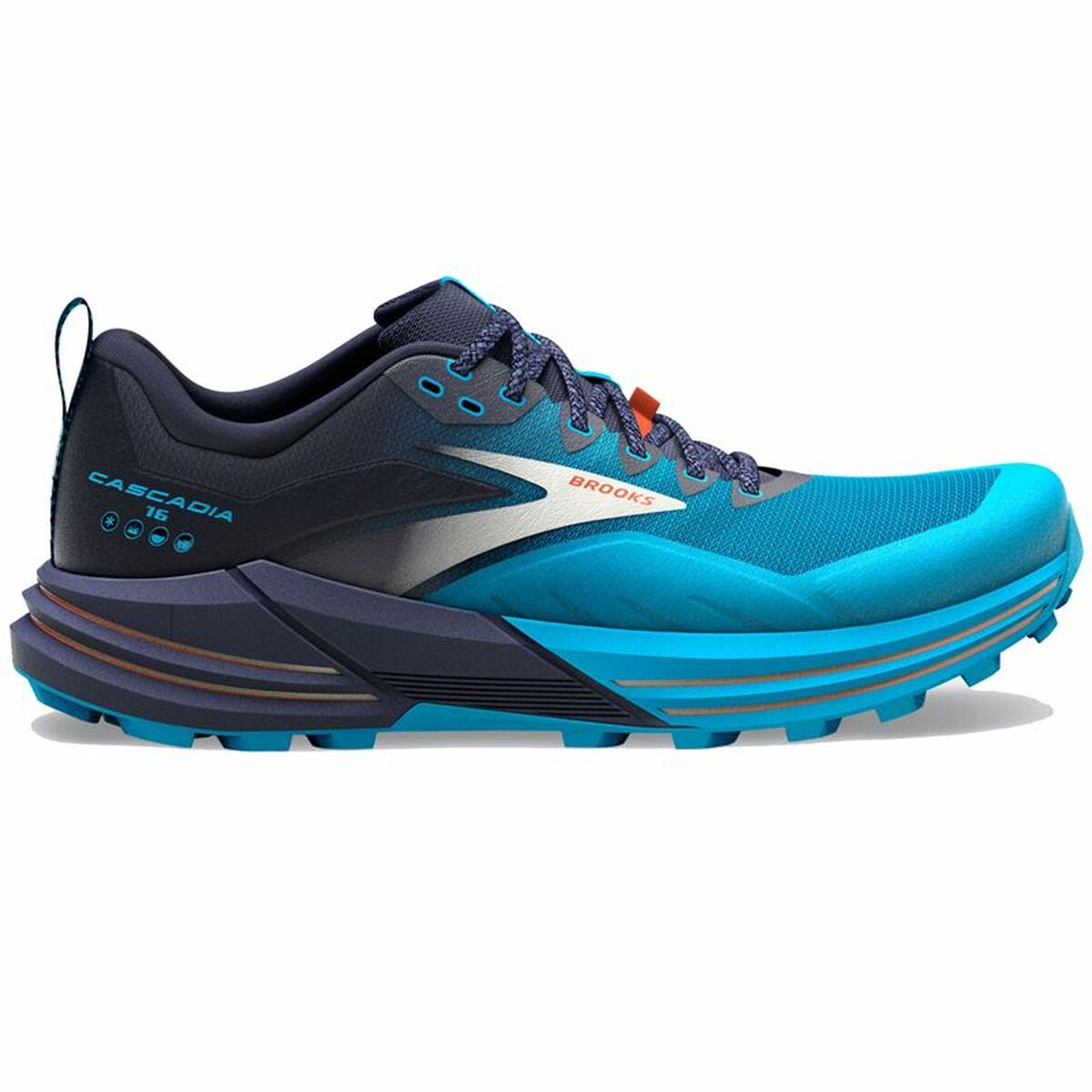 Zapatillas De Running Brooks Cascadia 16 - azul - 