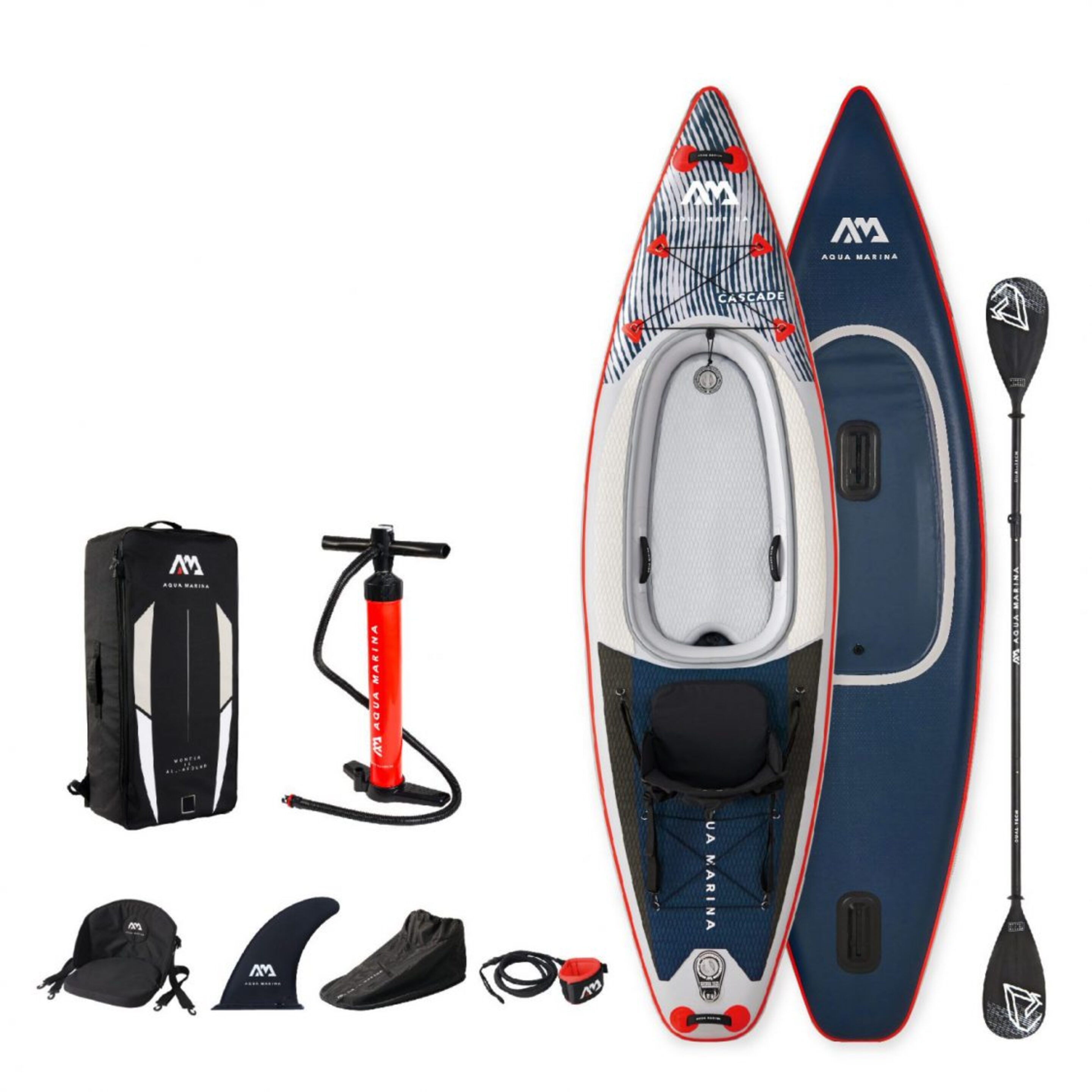 Kayak Hinchable Cascade - Azul/Gris - Kayak individual MKP