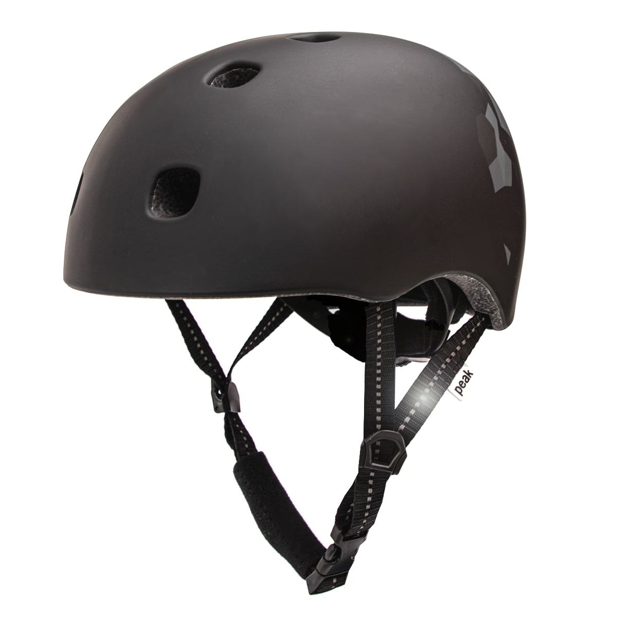 Casco De Bici Y Skate Para Adolescentes Y Adultos| Negro Cuadrados S/m |en 1078