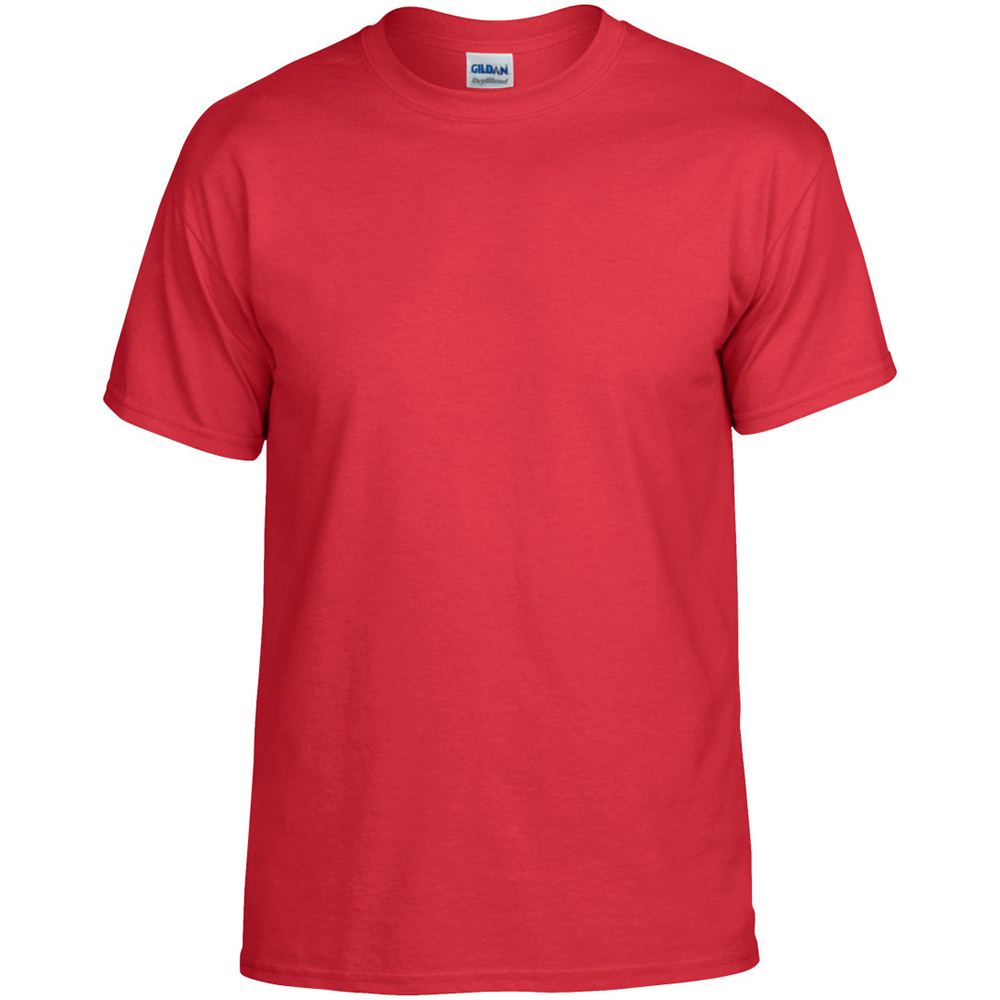 Camiseta De Manga Corta Gildan - rojo - 