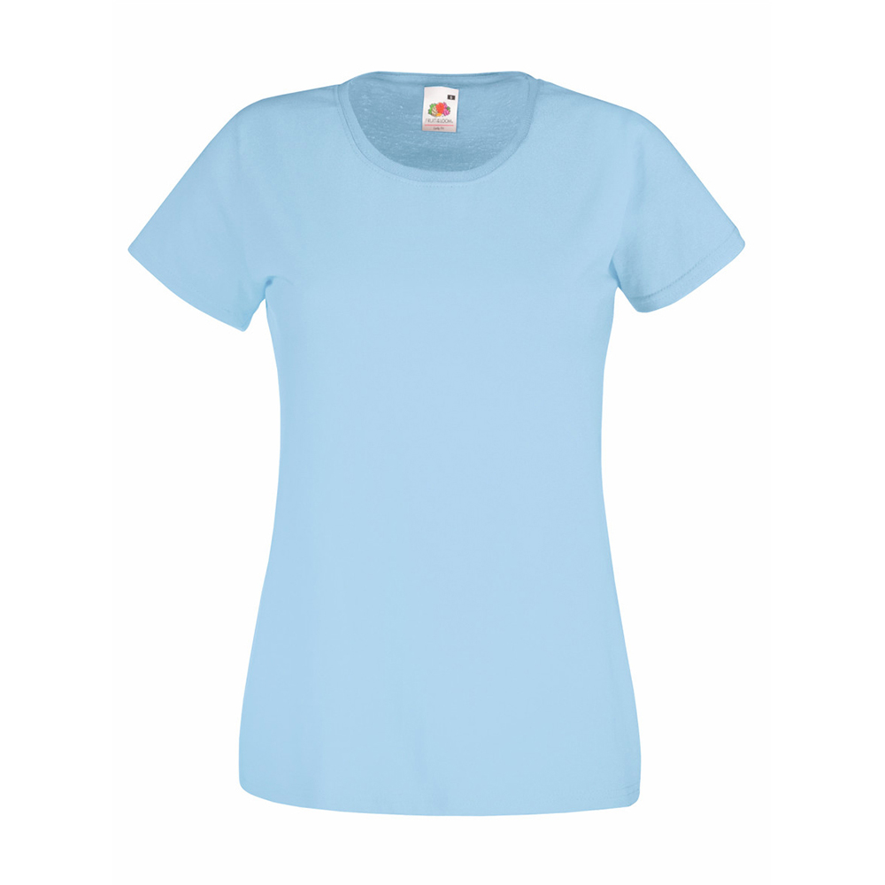 Camiseta Casual De Manga Corta Universal Textiles - azul-cielo - 