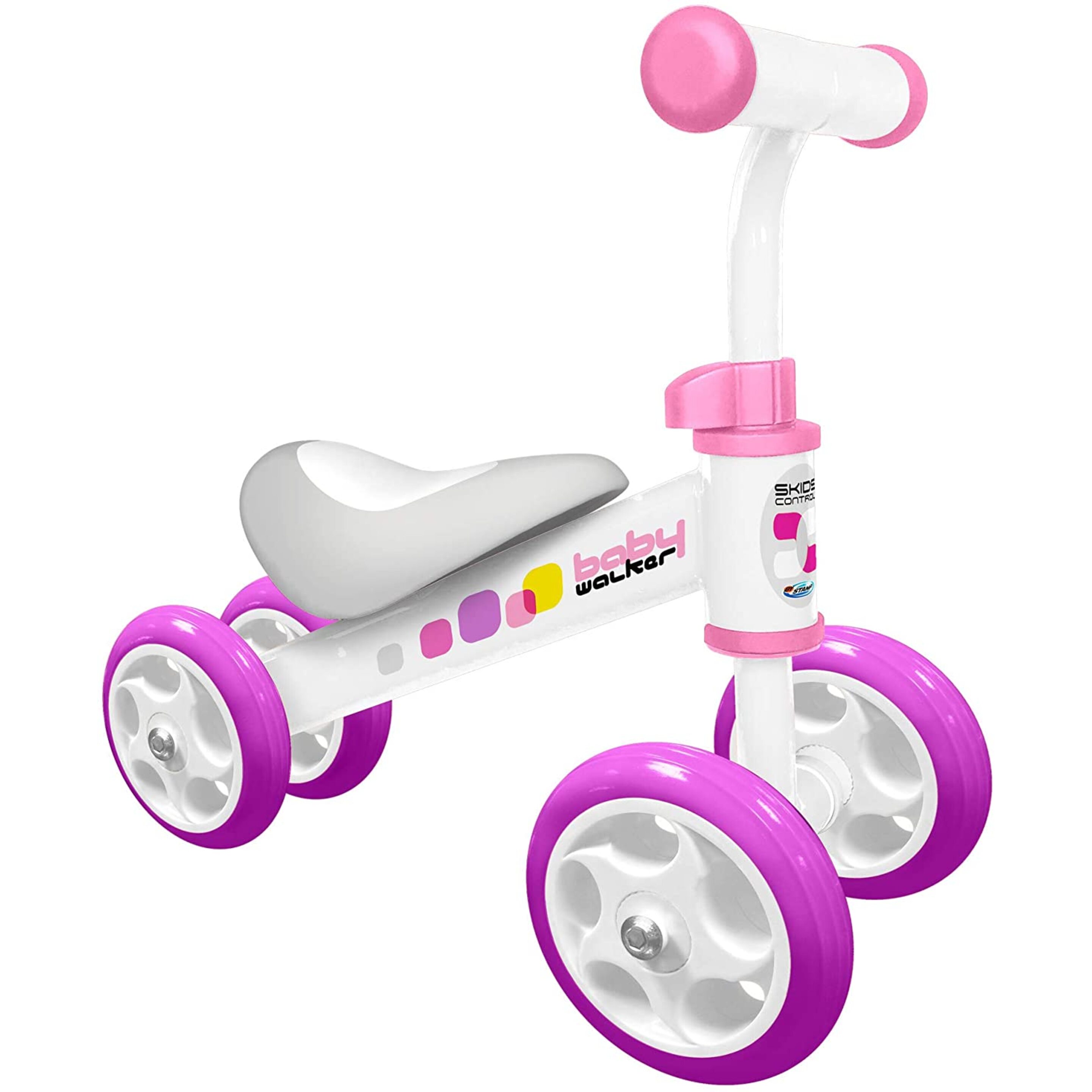 Bicicleta Equilibrio 4 Ruedas Skids Control - rosa - 