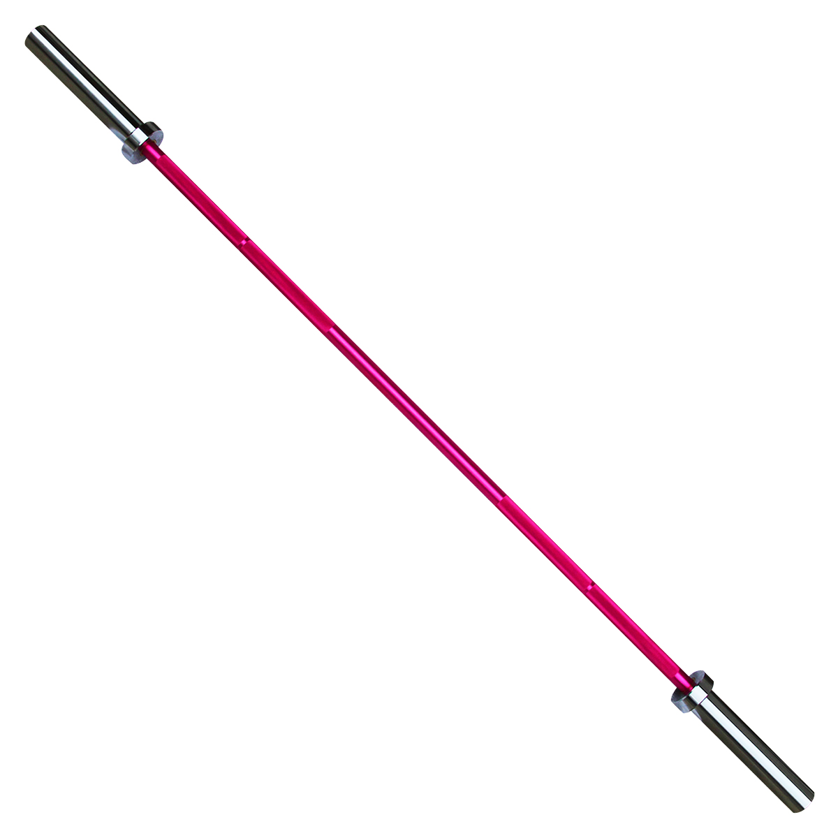 Barra "barbell" 180cm Ø 50mm + 2 Batentes De Disco | Pink 10 Kg