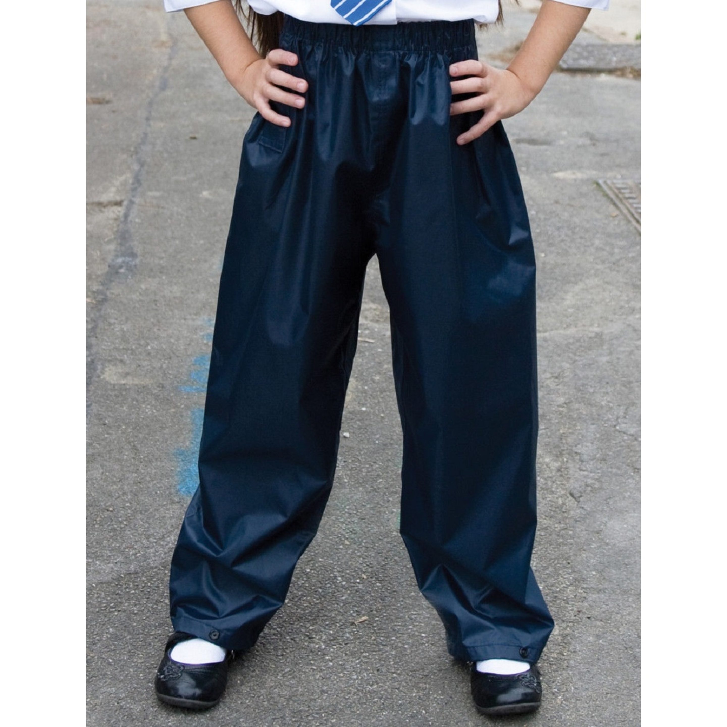 Core  Pantalones Impermeable Modelo Stormdri Unisex Niños Niñas Result (Azul)