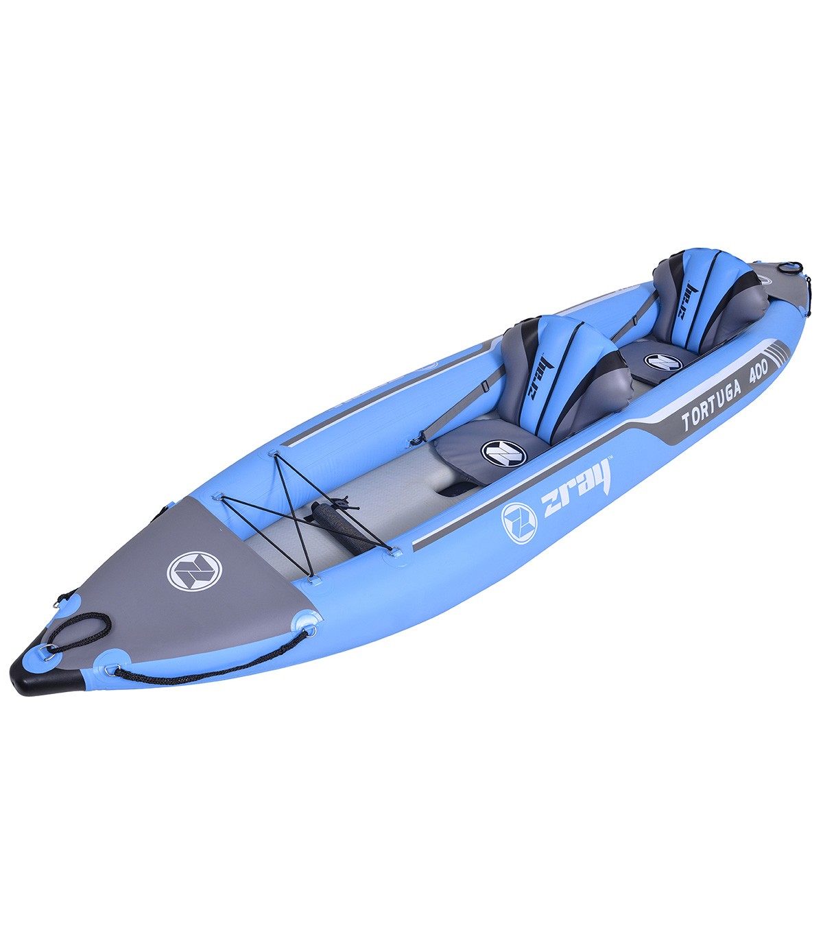 Kayak Doble Hinchable Zray Tortuga 400 Con Suelo Drop-stitch