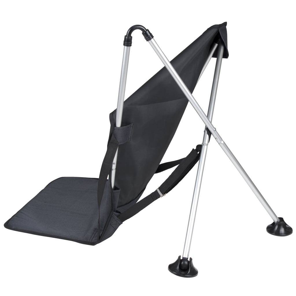 Bo-camp Silla De Camping De Aluminio Gris Antracita