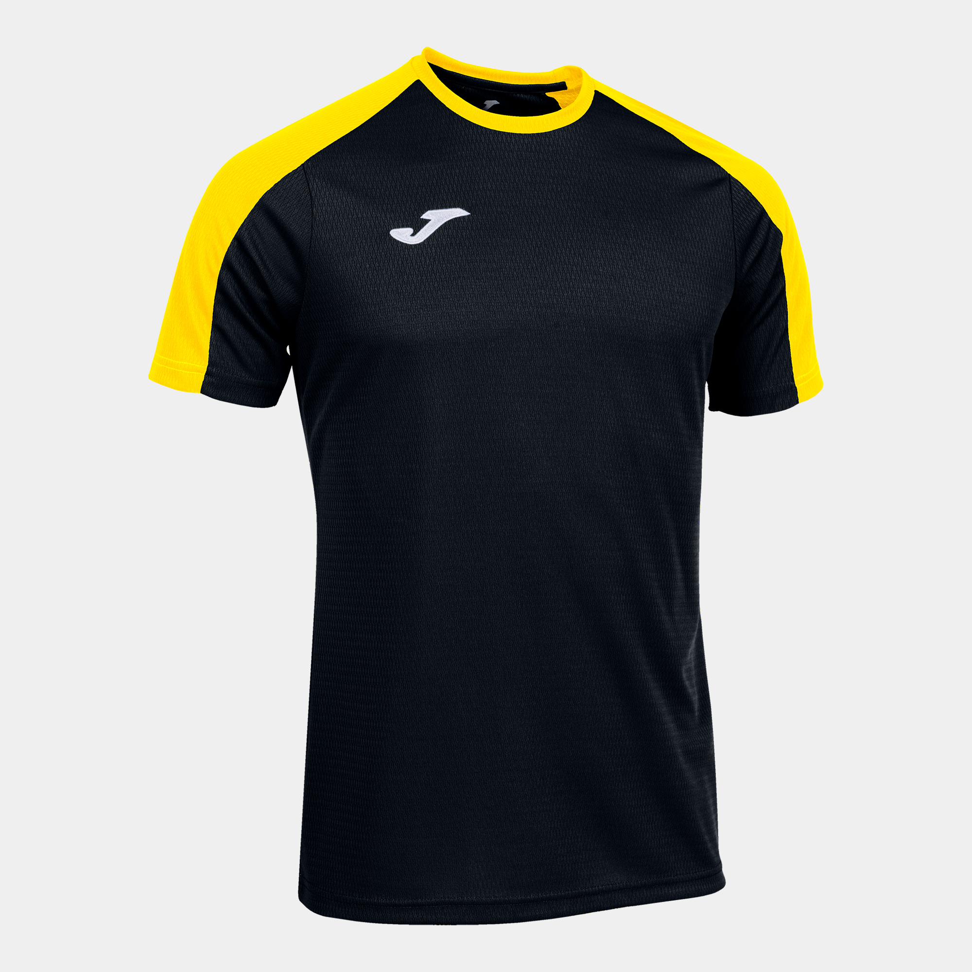 Camiseta Manga Corta Joma Eco Championship Negro Amarillo - negro-amarillo - 