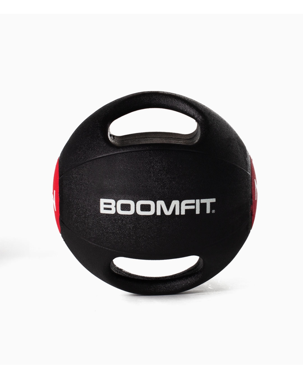 Balón Medicinal Boomfit Con Asa 6kg - negro-rojo - 