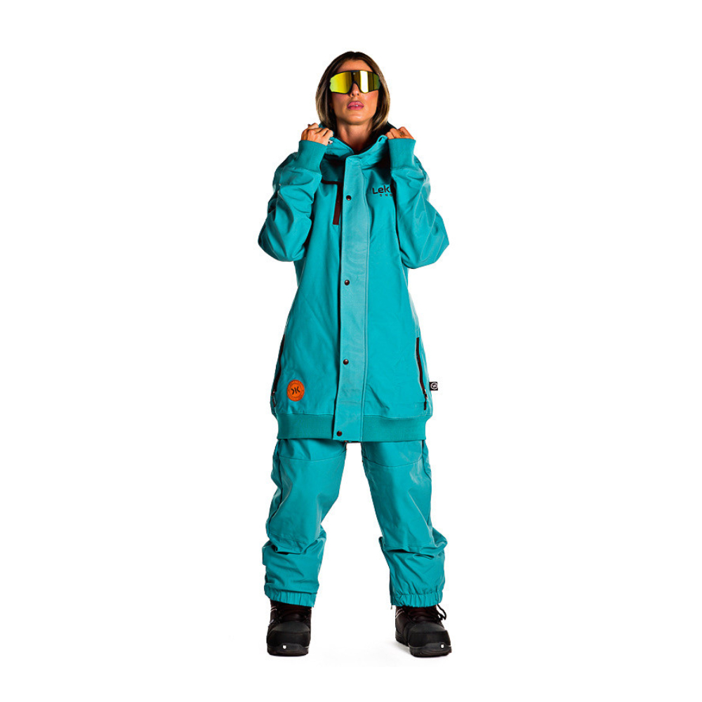 Chaqueta Snowboard Lekker Snow 10k Teal Green  MKP