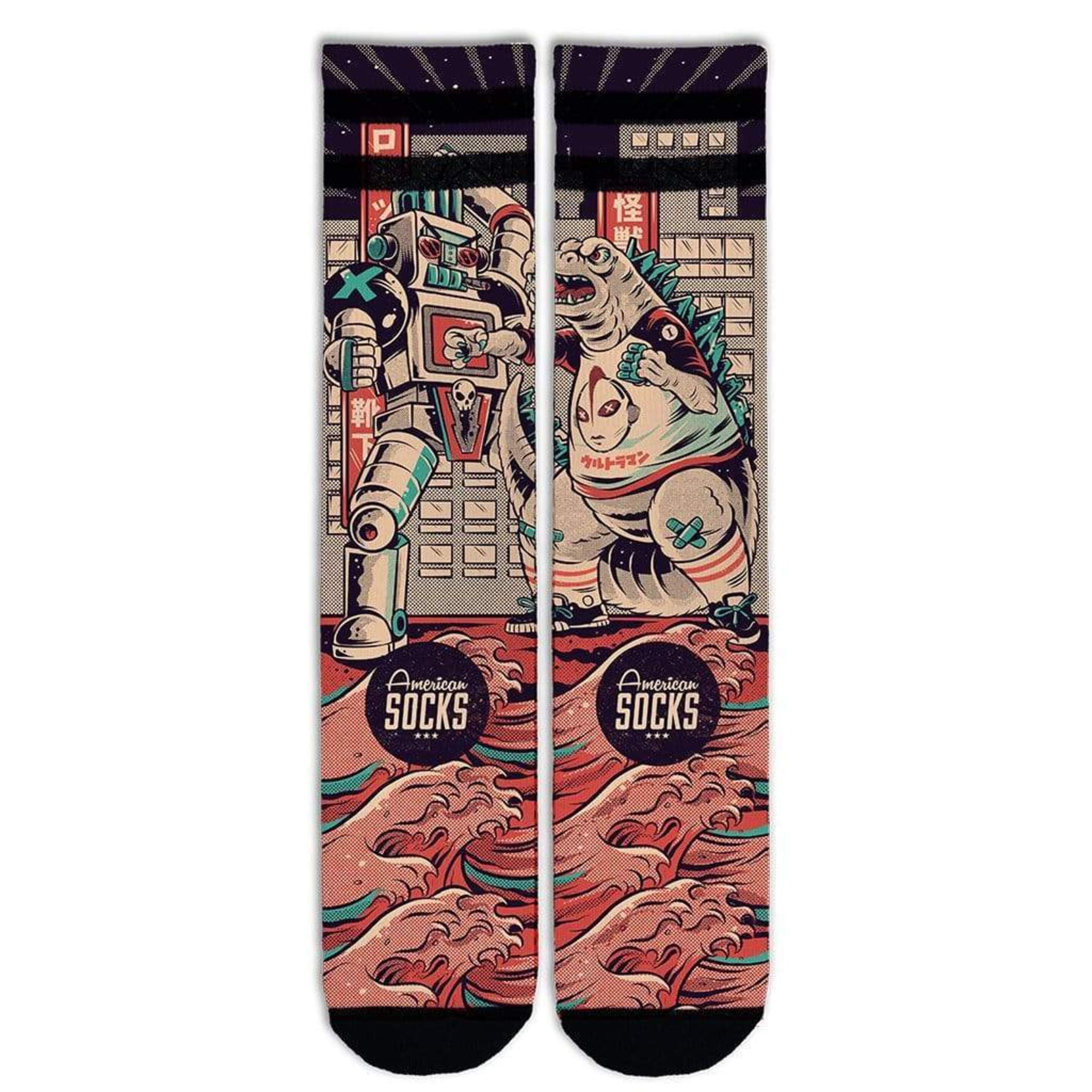 Calcetines American Socks  Godzilla Mid High - multicolor - 