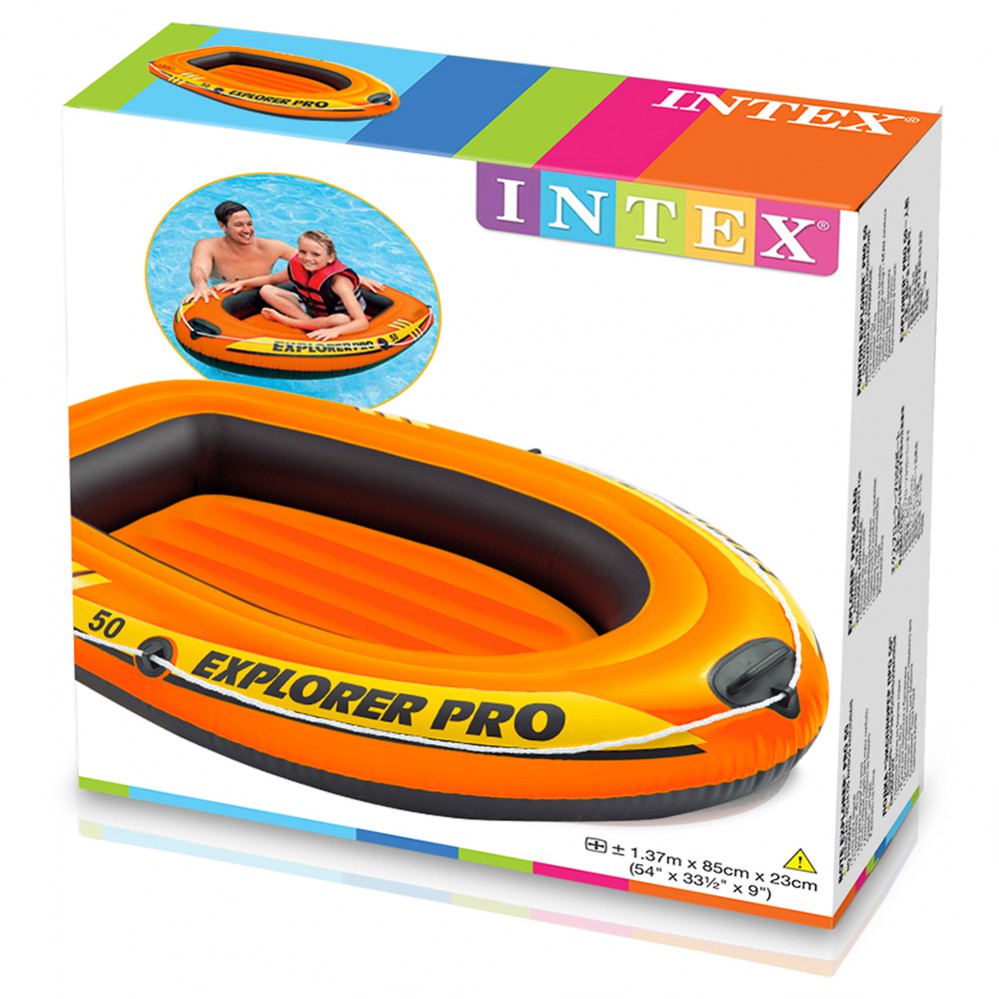 Barco Insuflável Intex Explorer Para Crianças - 137x85x23 Cm