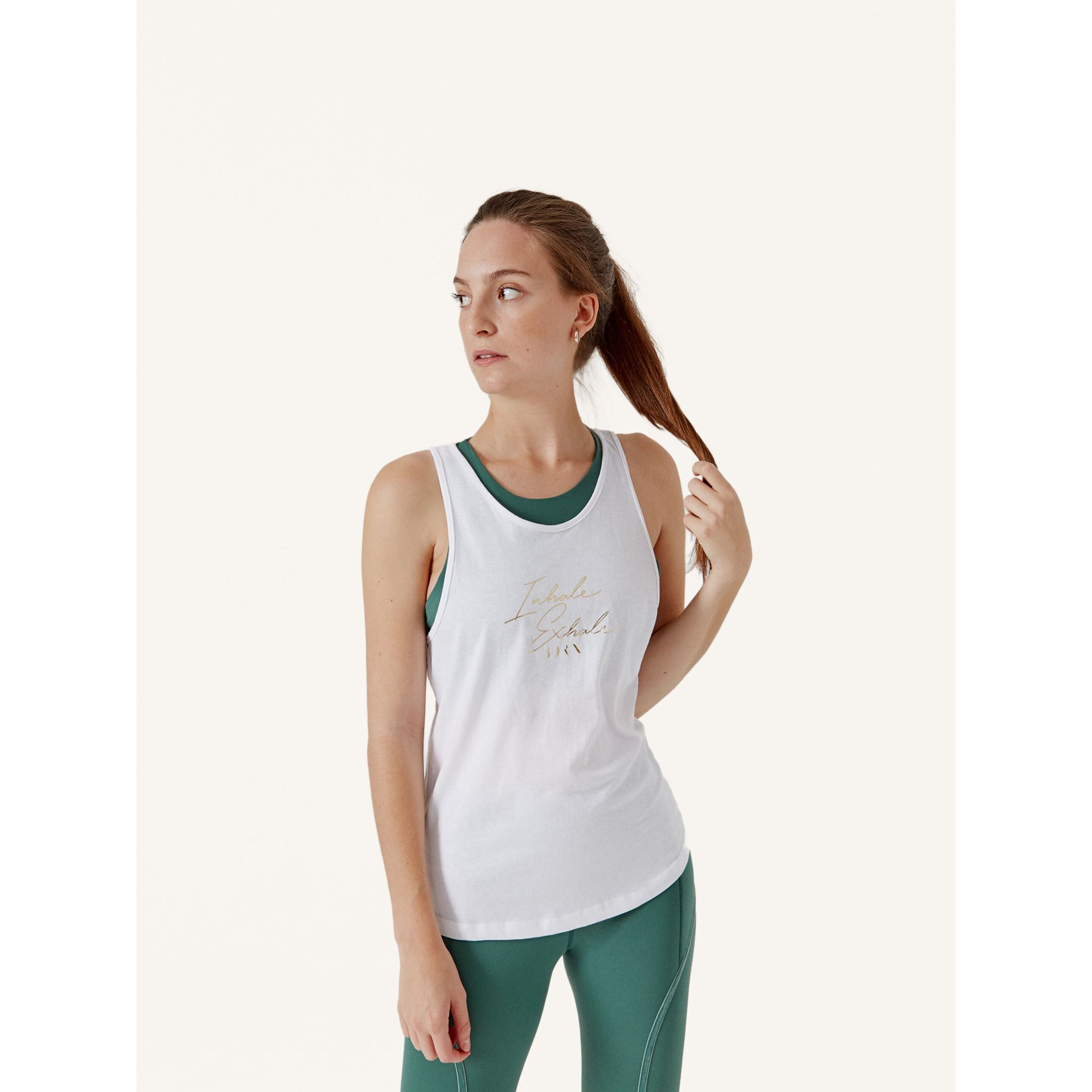 Camiseta De Mujer Feeling Born Living Yoga