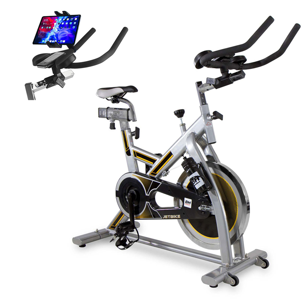 Bicicleta Indoor Bh Fitness Mkt Jet H9158rfh + Suporte Universal Para Tablet/smartphone | Sport Zone MKP