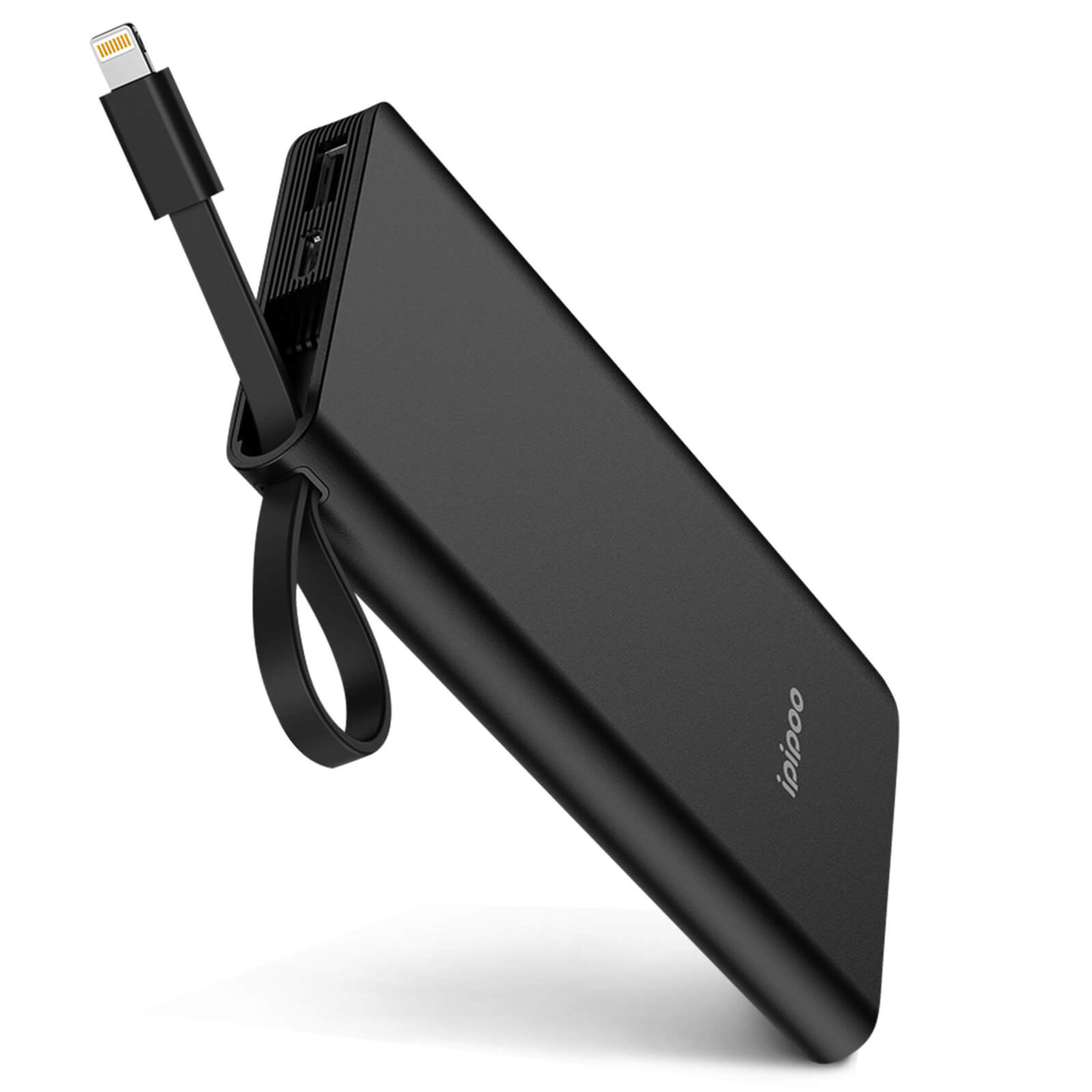 Powerbank Con Lightning Y Puerto Usb Extra A 2.1a 10 000 Mah Ipipoo Lp-12