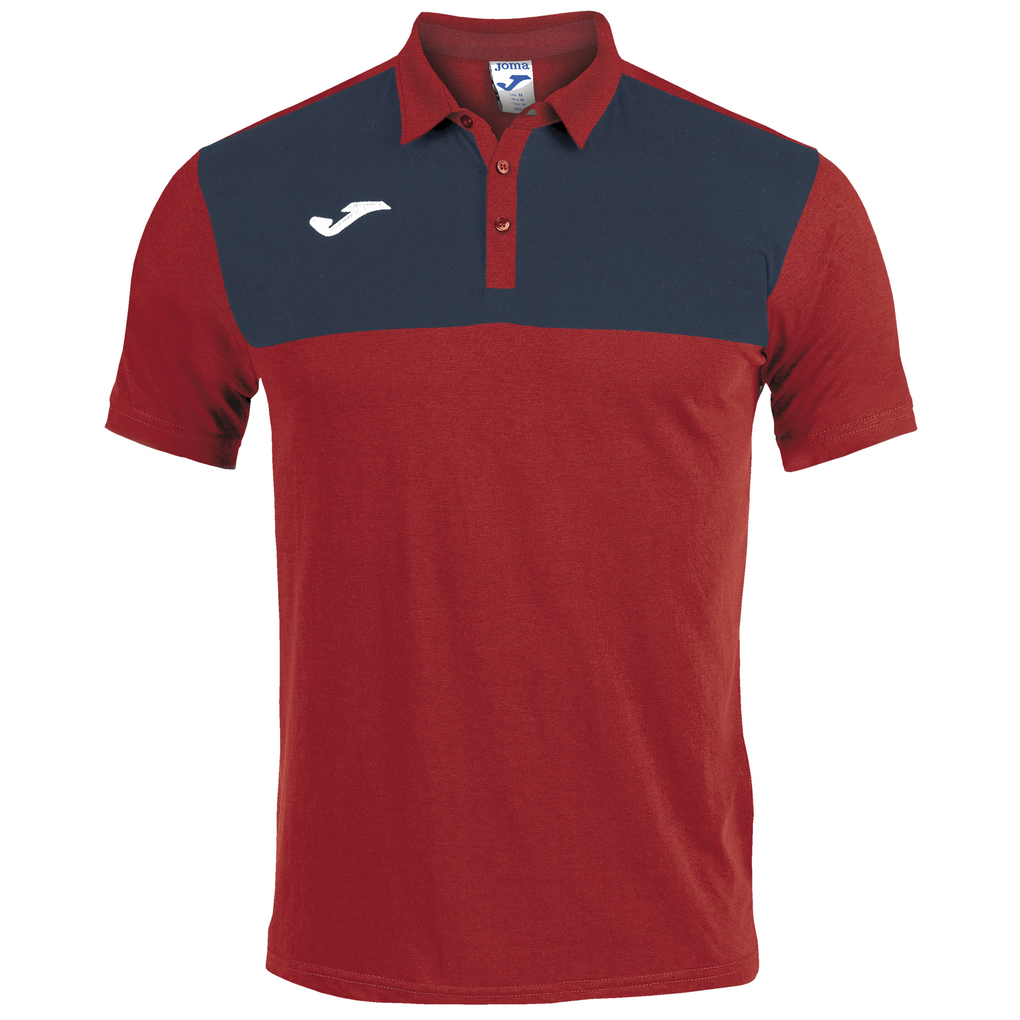 Polo Manga Corta Joma Winner Rojo Marino