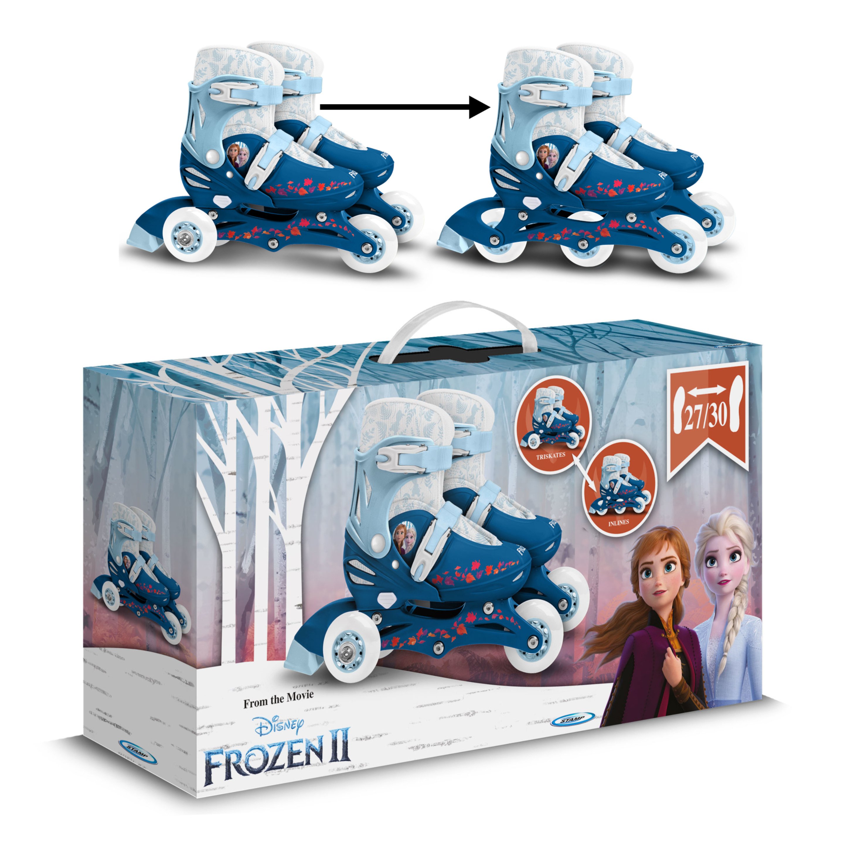 Patines De 3 Ruedas Frozen Stamp