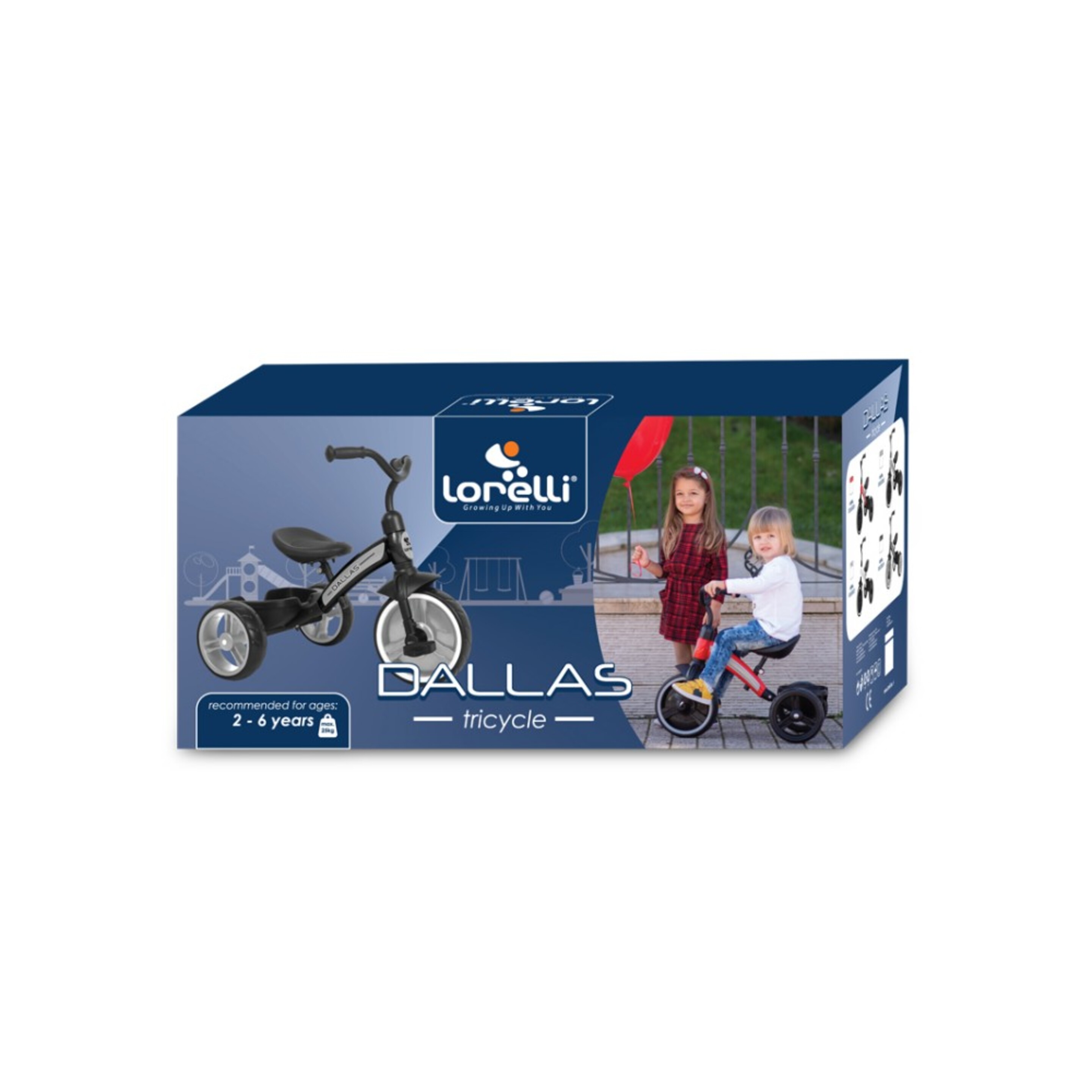 Triciclo Infantil Dallas Red De Lorelli