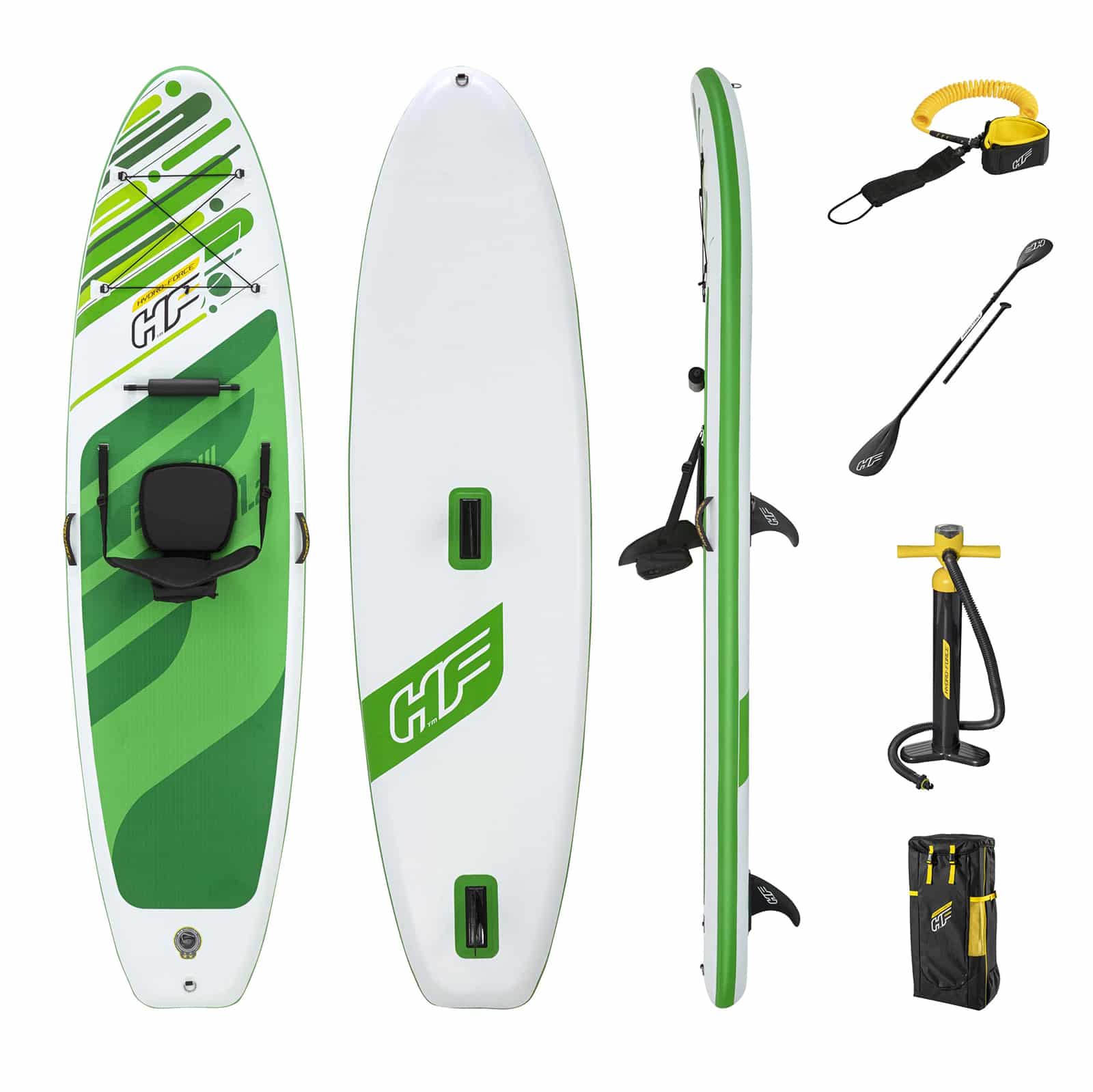 Tabla Paddle Surf Hinchable Bestway Hydro-force Freesoul Tech 340x89x15 Cm Con Remo, Asiento, Bomba