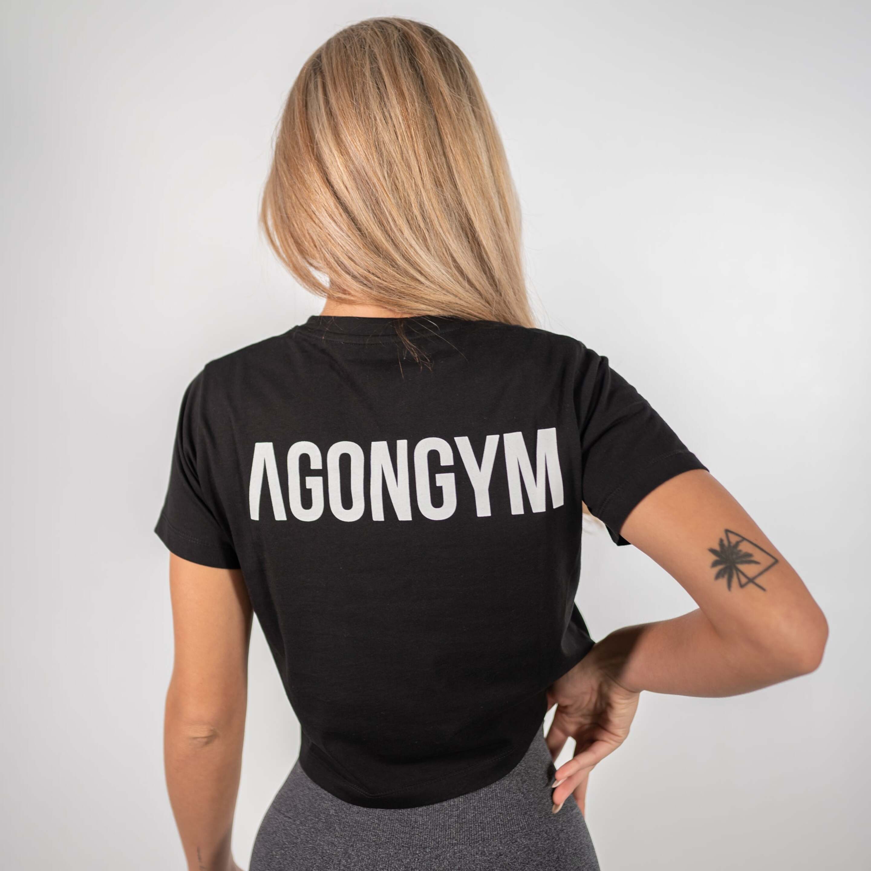 Camiseta Agongym Crop Oversize