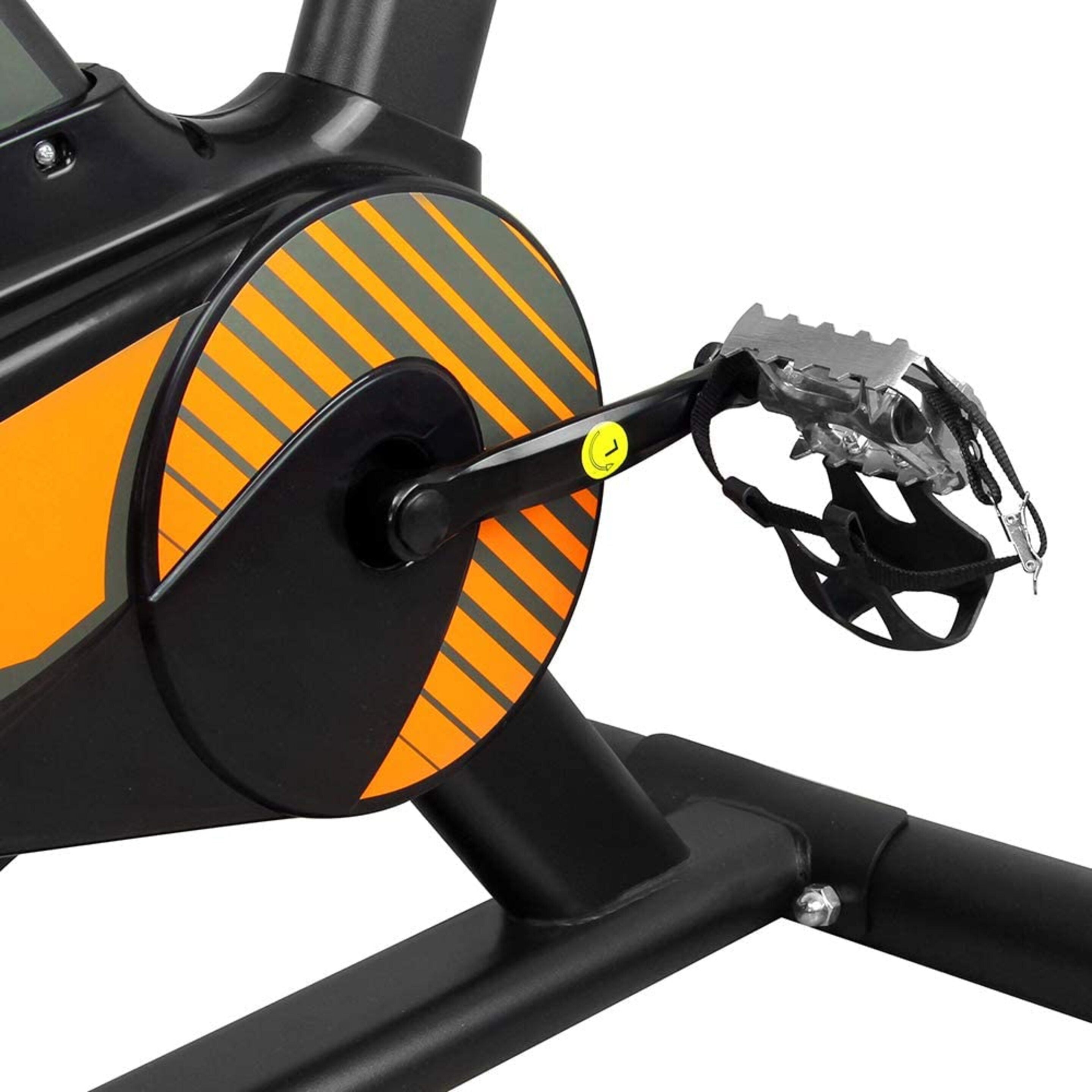 Bicicleta Spinning Gridinlux Volante Inercia 10 Kg - Naranja/Negro  MKP