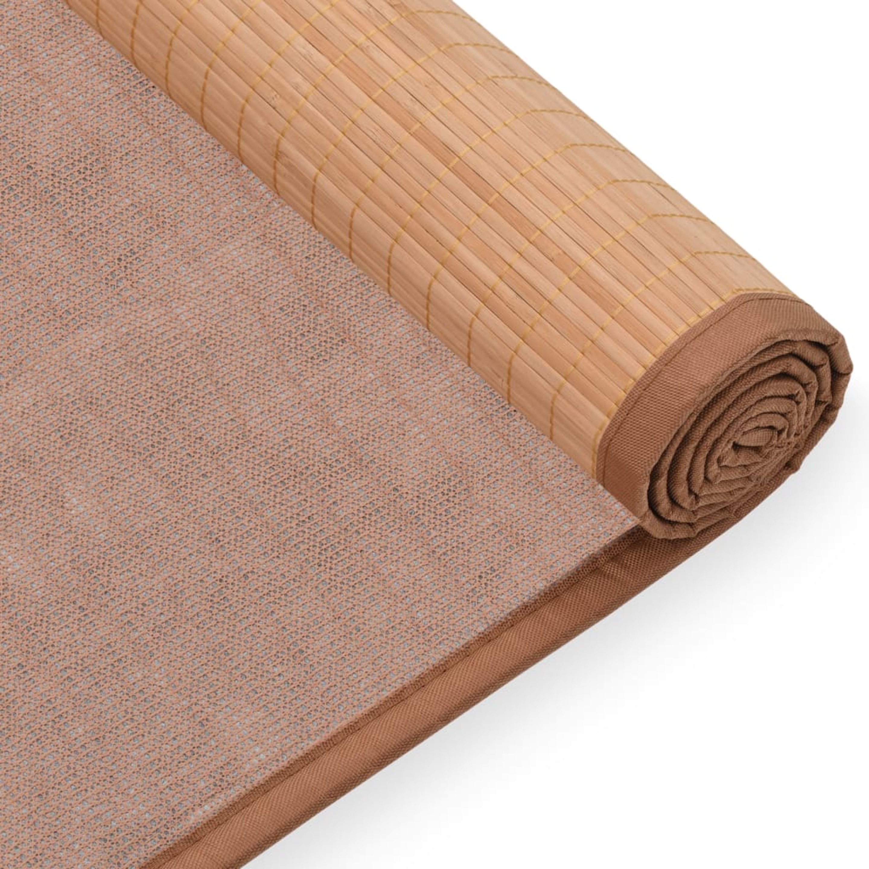 Vidaxl Tapete De Yoga 60x180 Cm Bambu Castanho