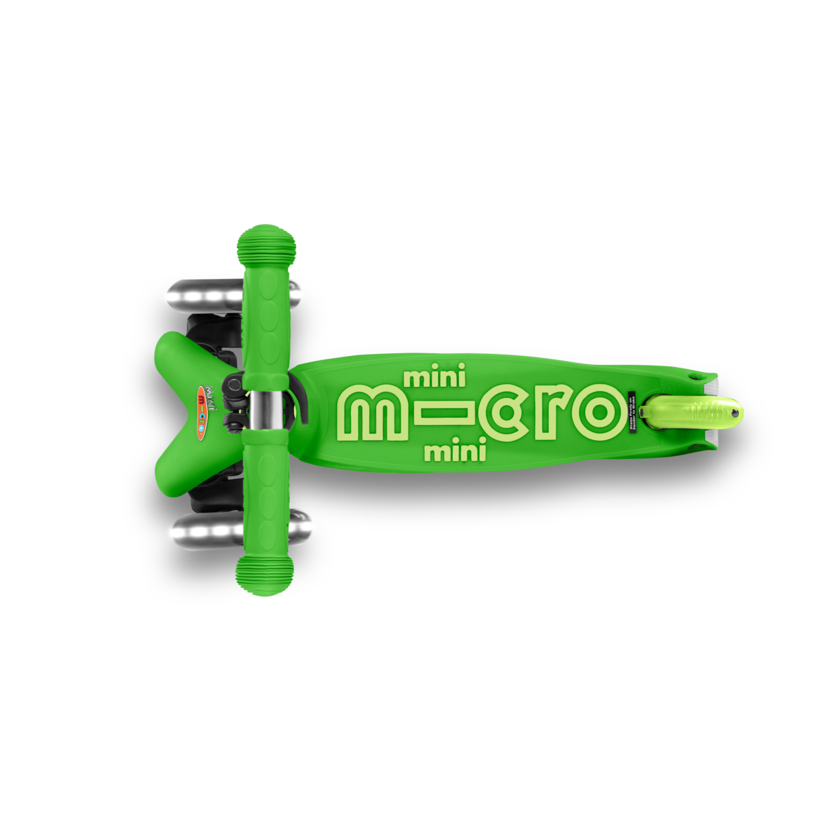 Patinete Mini Micro Deluxe Verde Led - Verde  MKP