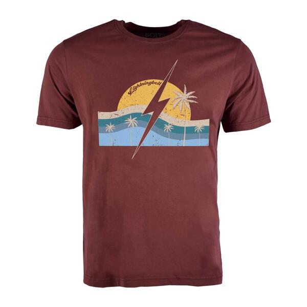 T-shirt Lightning Bolt Sunset T-shirt - burdeos - 