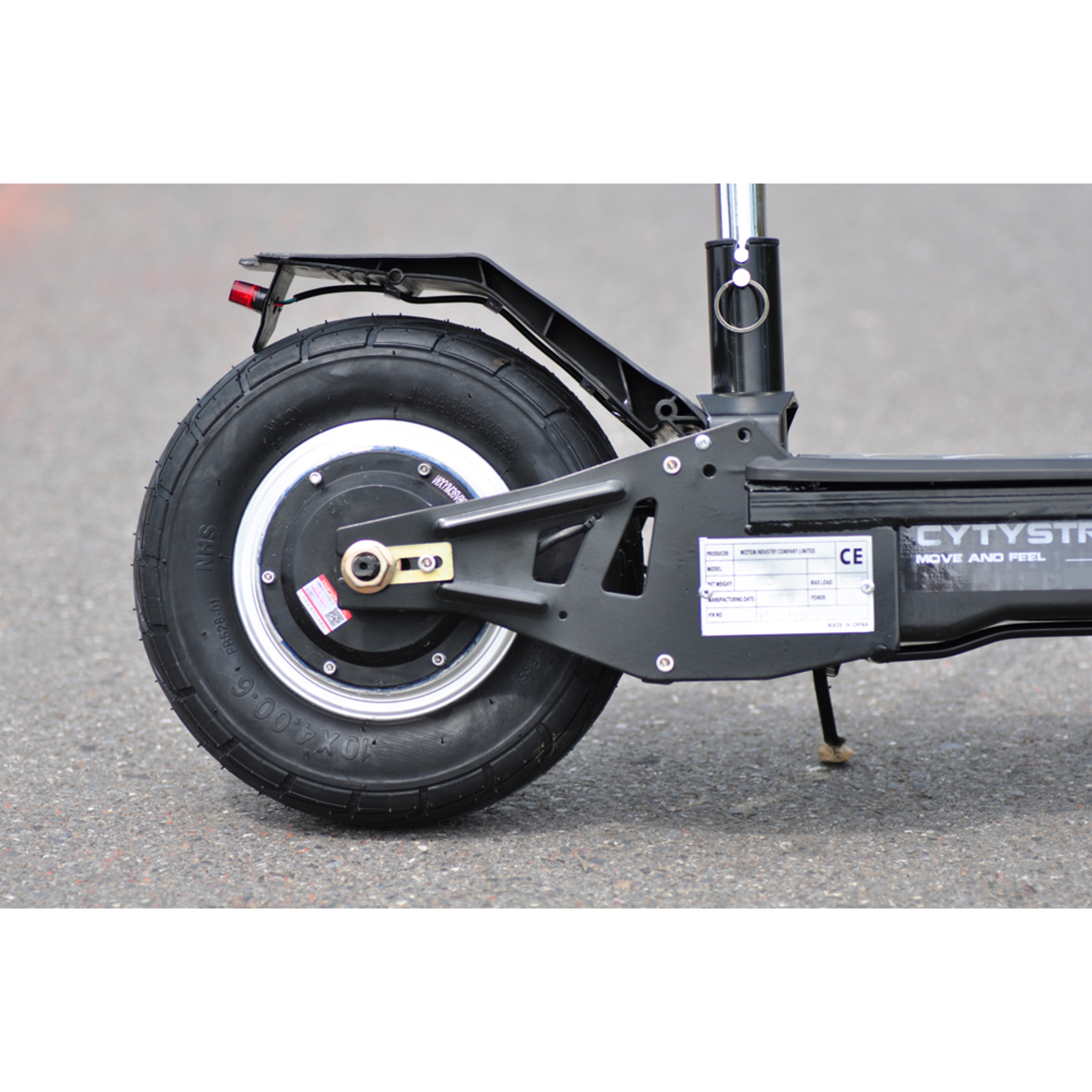 Citystreet 1500w/48v/9ah/litio Negro Gran-scooter