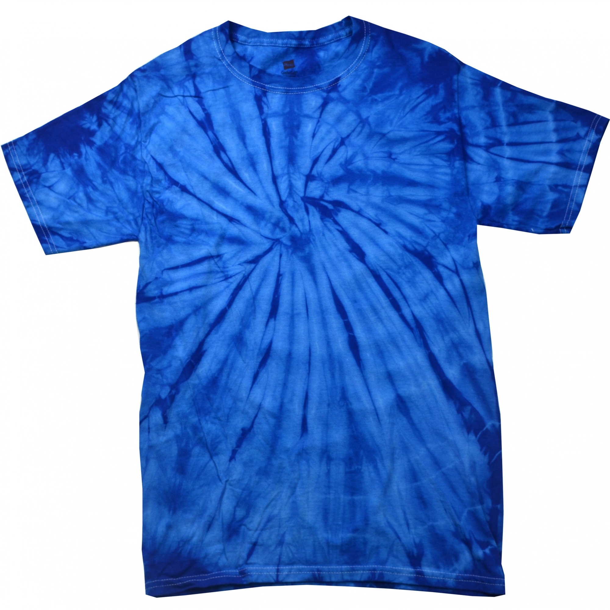 Camiseta De Manga Corta Psicodélica Colortone Spider - azul - 