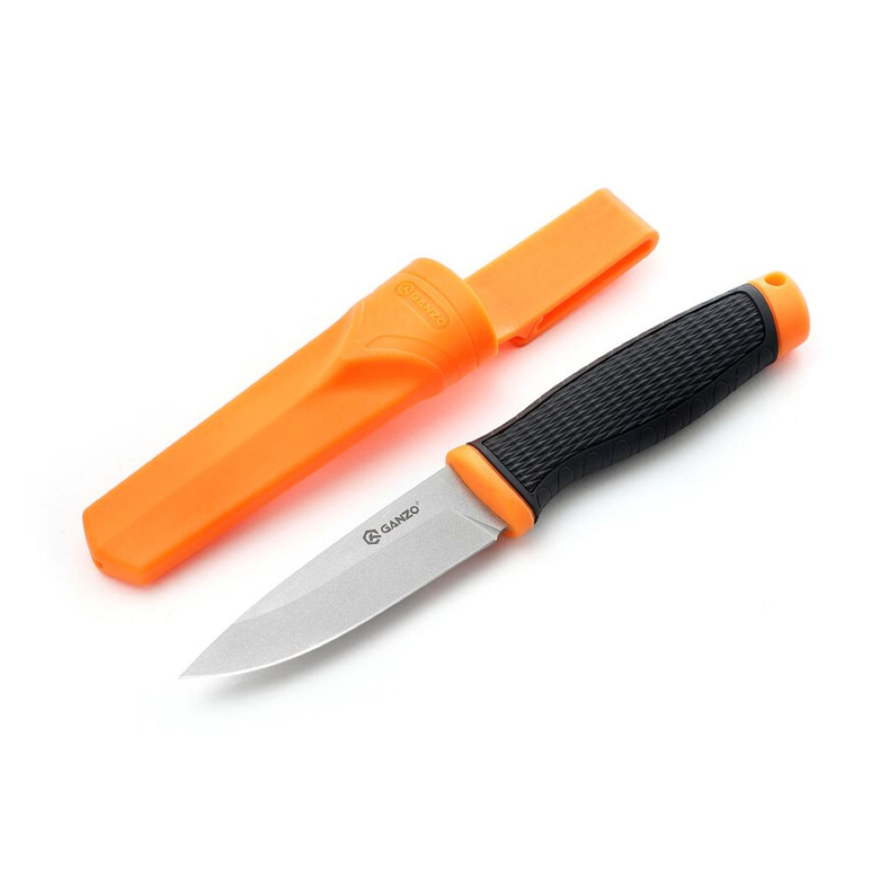Cuchillo Ganzo G806-or - negro-naranja - 
