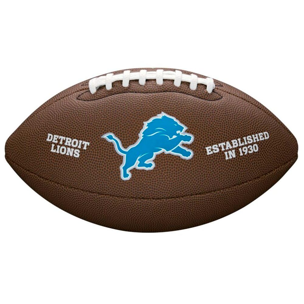 Balón De Fútbol Americano Wilson Nfl Detroit Lions - marron - 