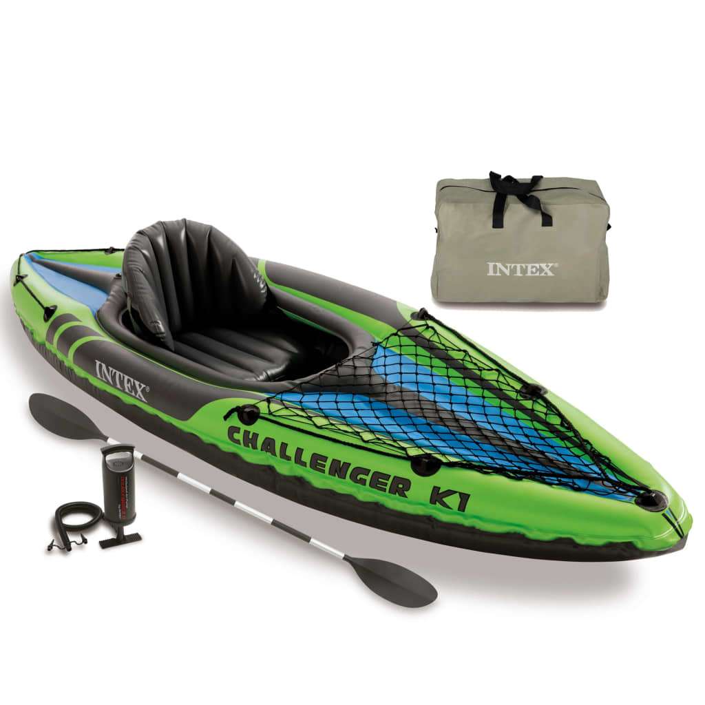 Kayak Hinchable Intex Challenger K1 274x76x33 Cm