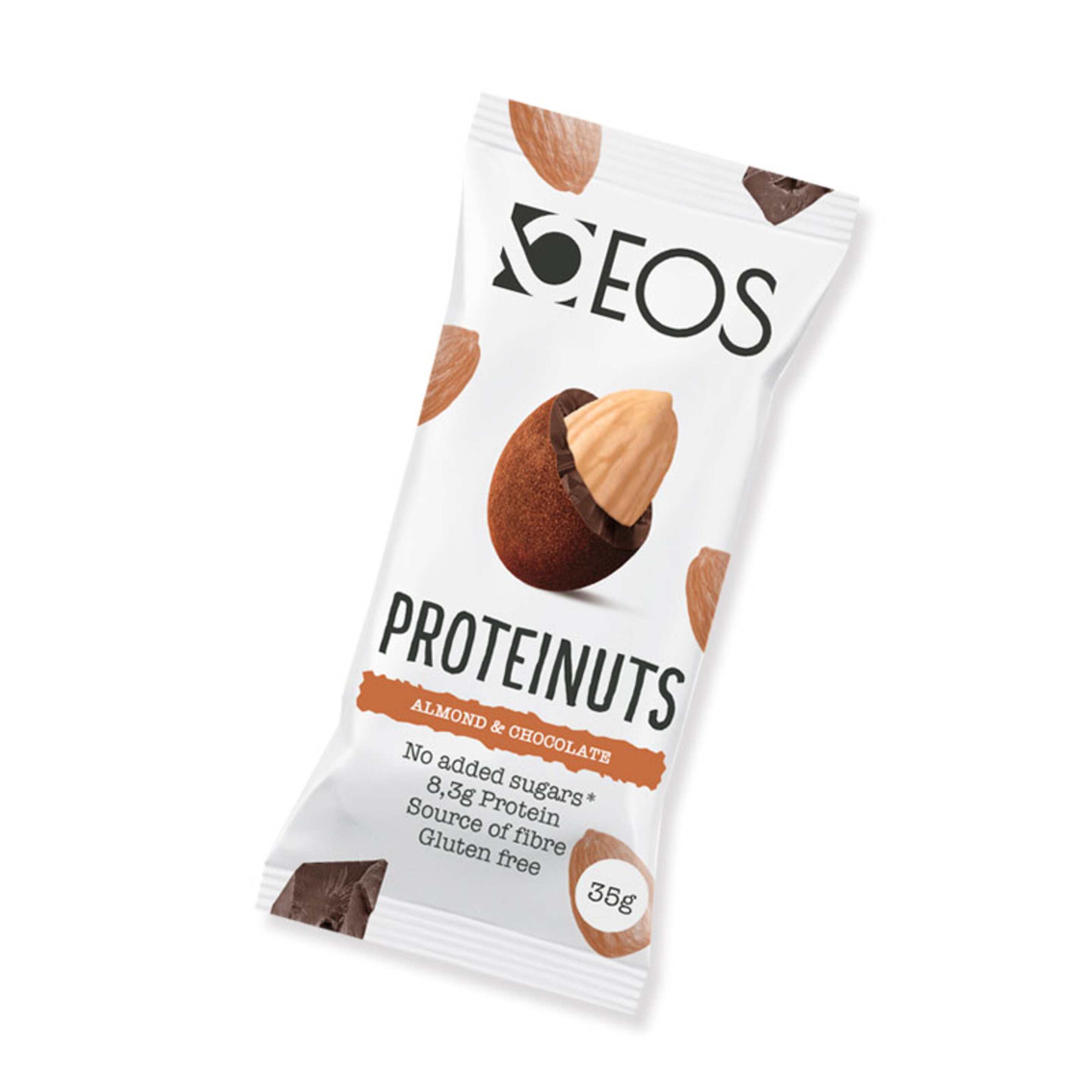 Proteinuts – Almendras Con Chocolate Alto En Proteína Eos - Sabor Chocolate Y Cacahuete  MKP