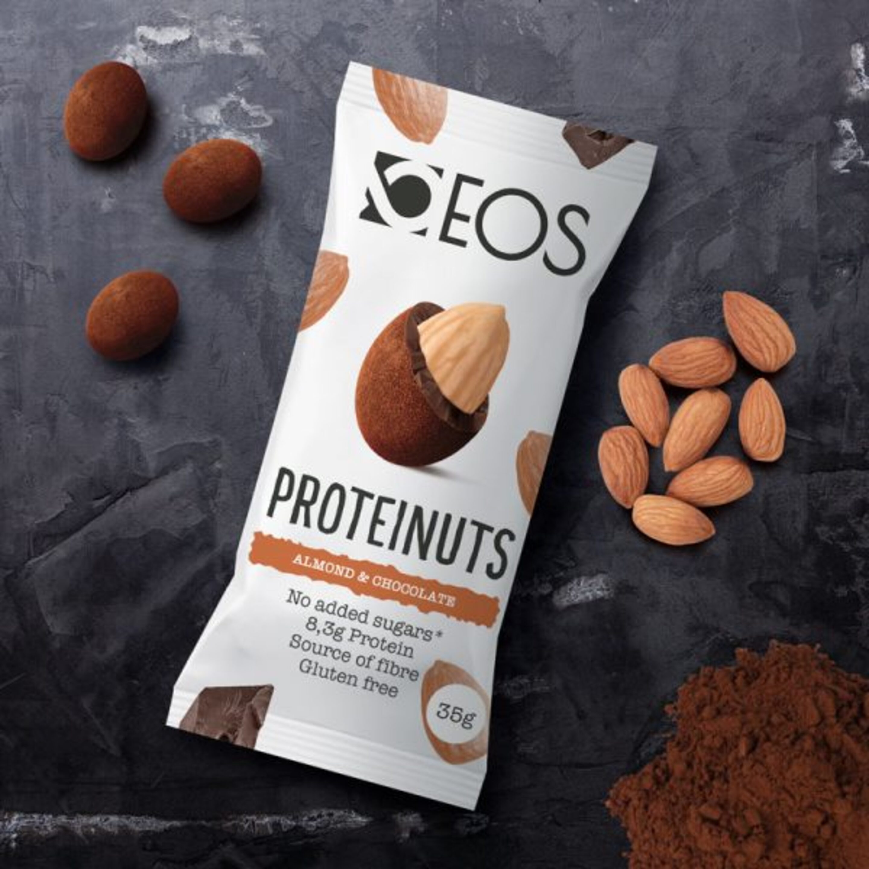 Proteinuts – Almendras Con Chocolate Alto En Proteína Eos