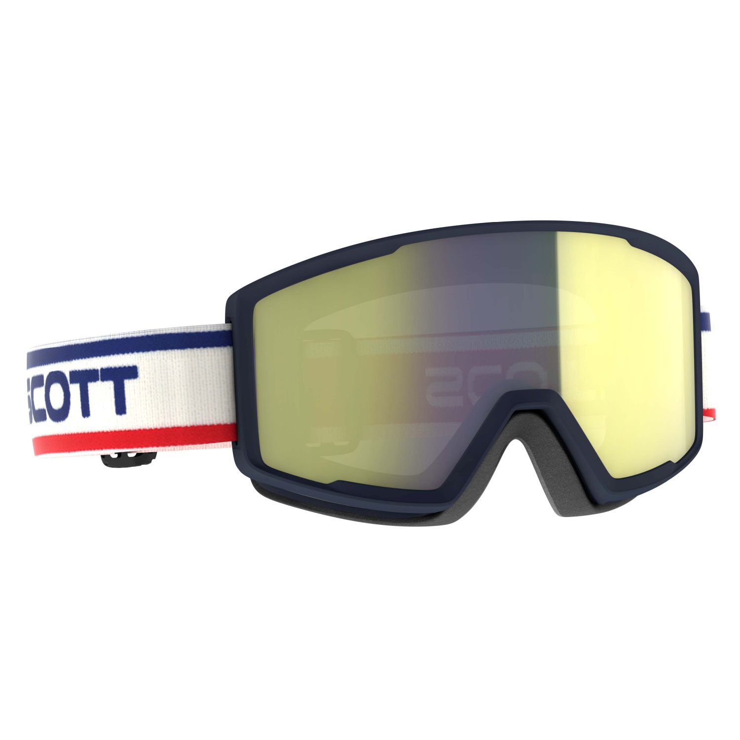Máscara De Óculos Scott Ski Factor Pro Ampli Yellow