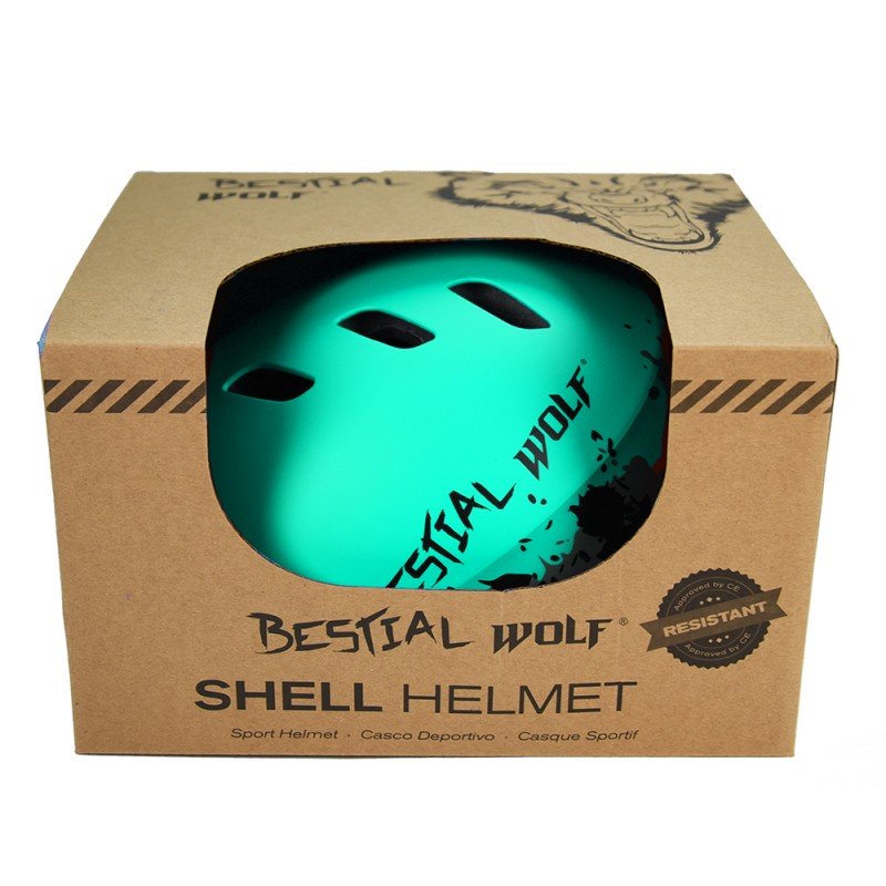 Casco Universal Unisex Bestial Wolf Shell