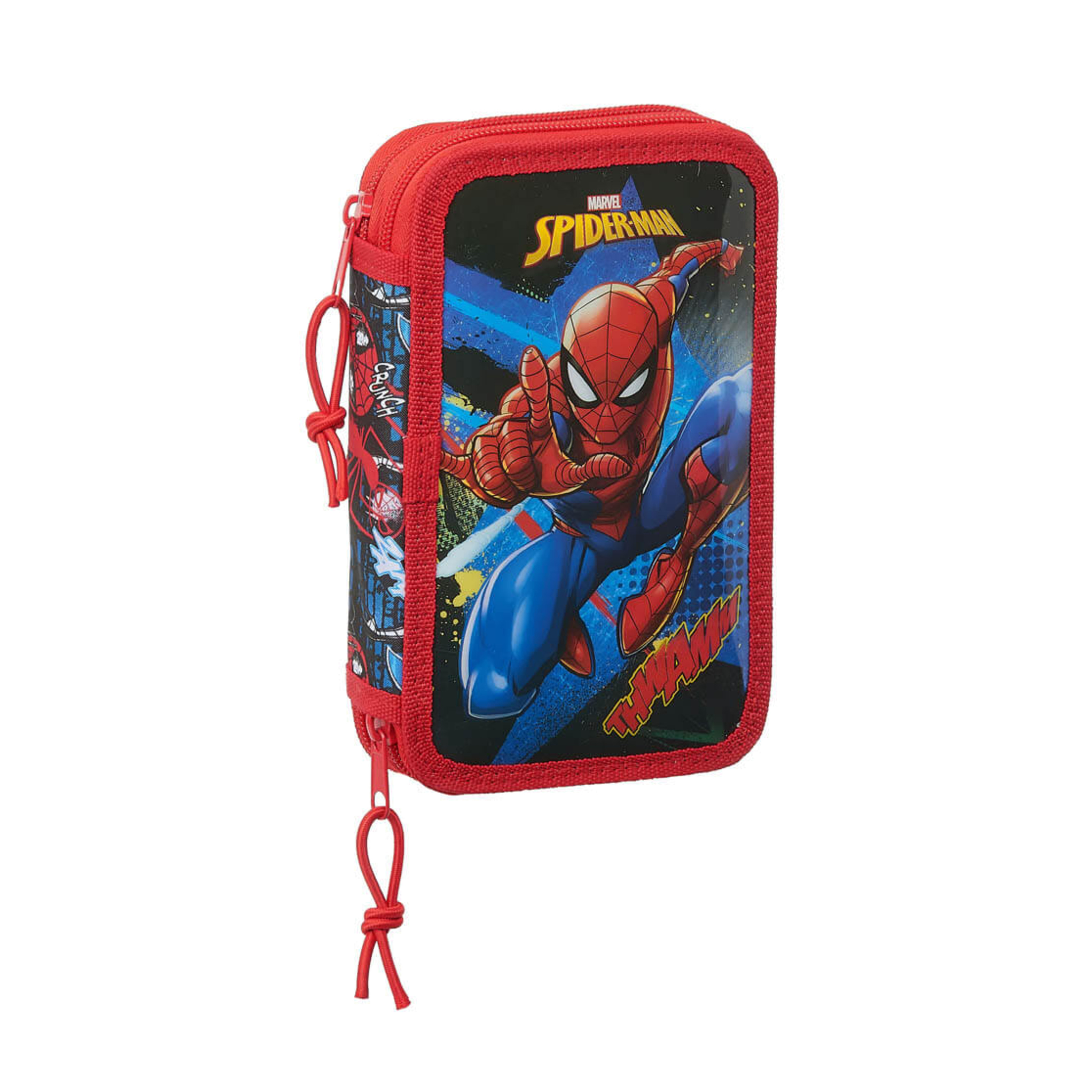 Estuche Spiderman Go Hero Doble 28 Piezas - Multicolor  MKP