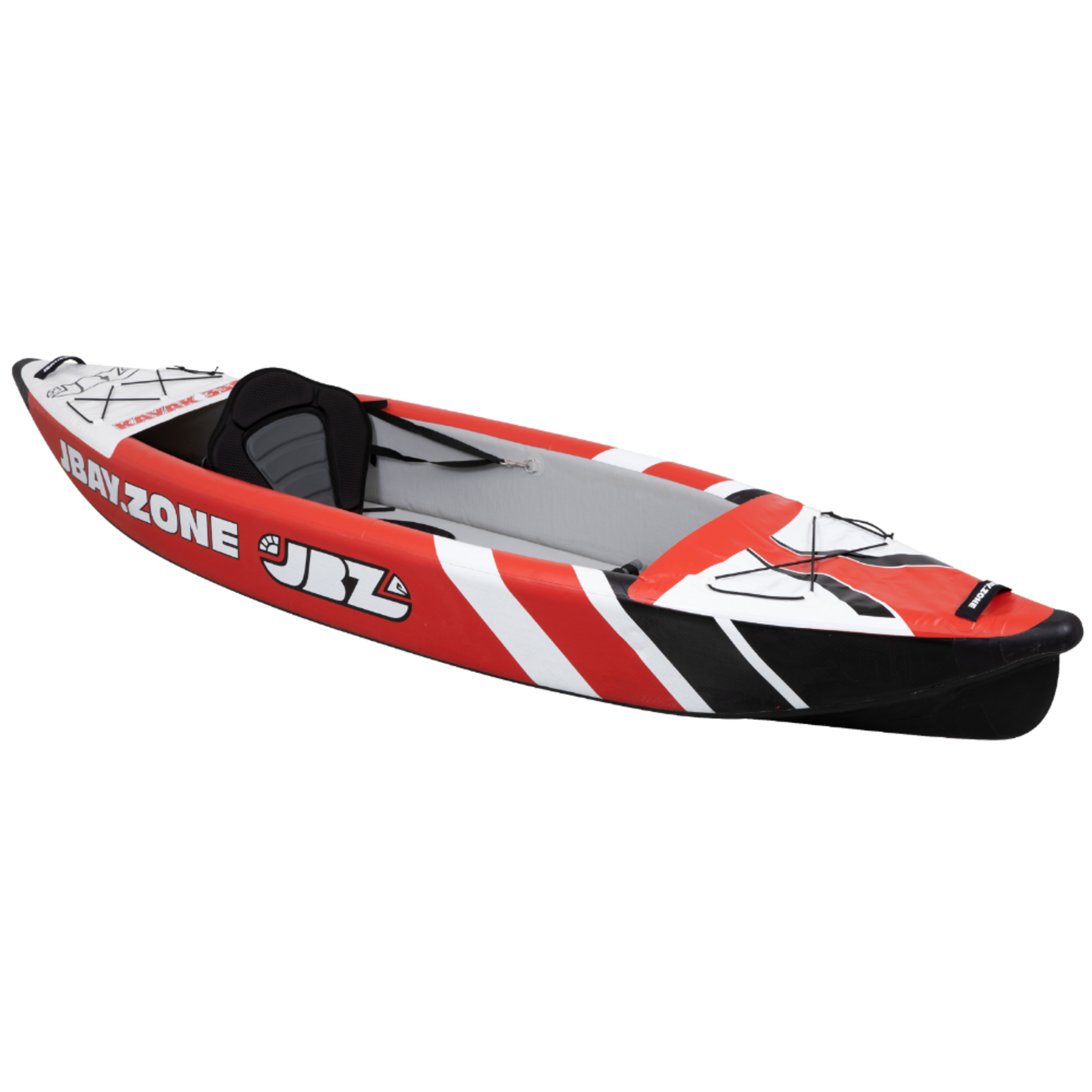 Kayak Hinchable 1 Plaza Jbay.zone 330 De 330x78cm Enteramente En Drop-stitch De Alta Presión - blanco-multicolor - 